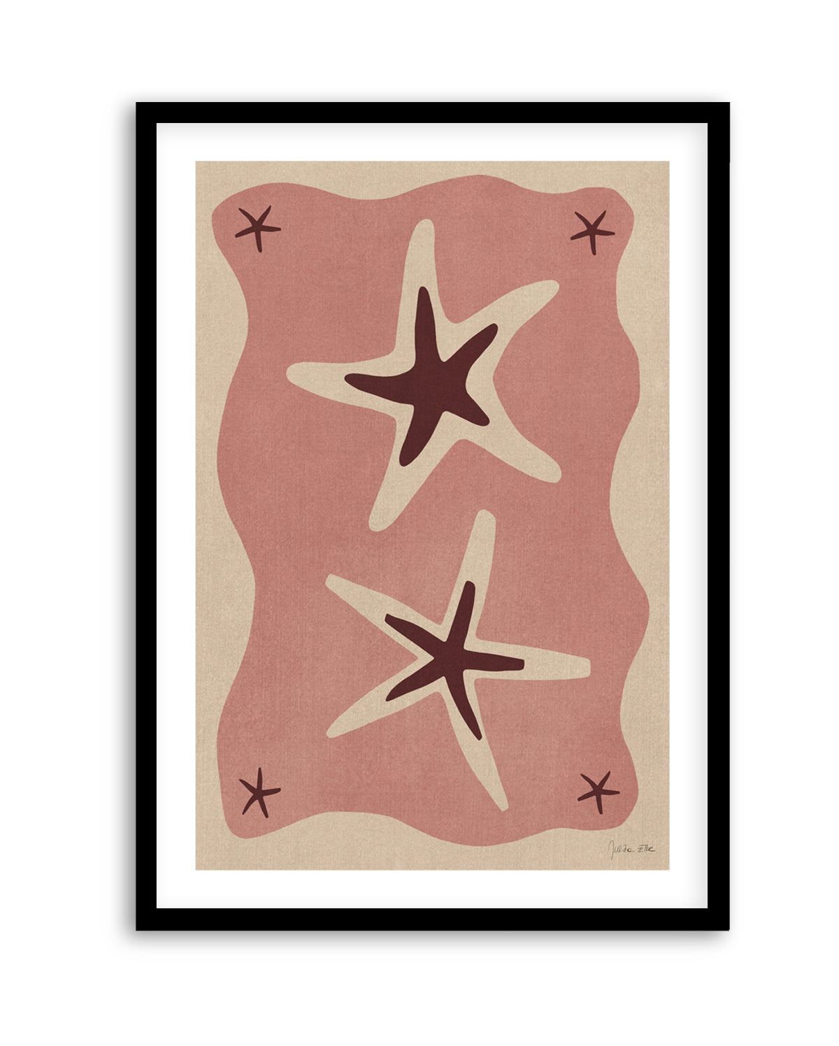 Sea Stars 01 by Julita Elbe | Art Print