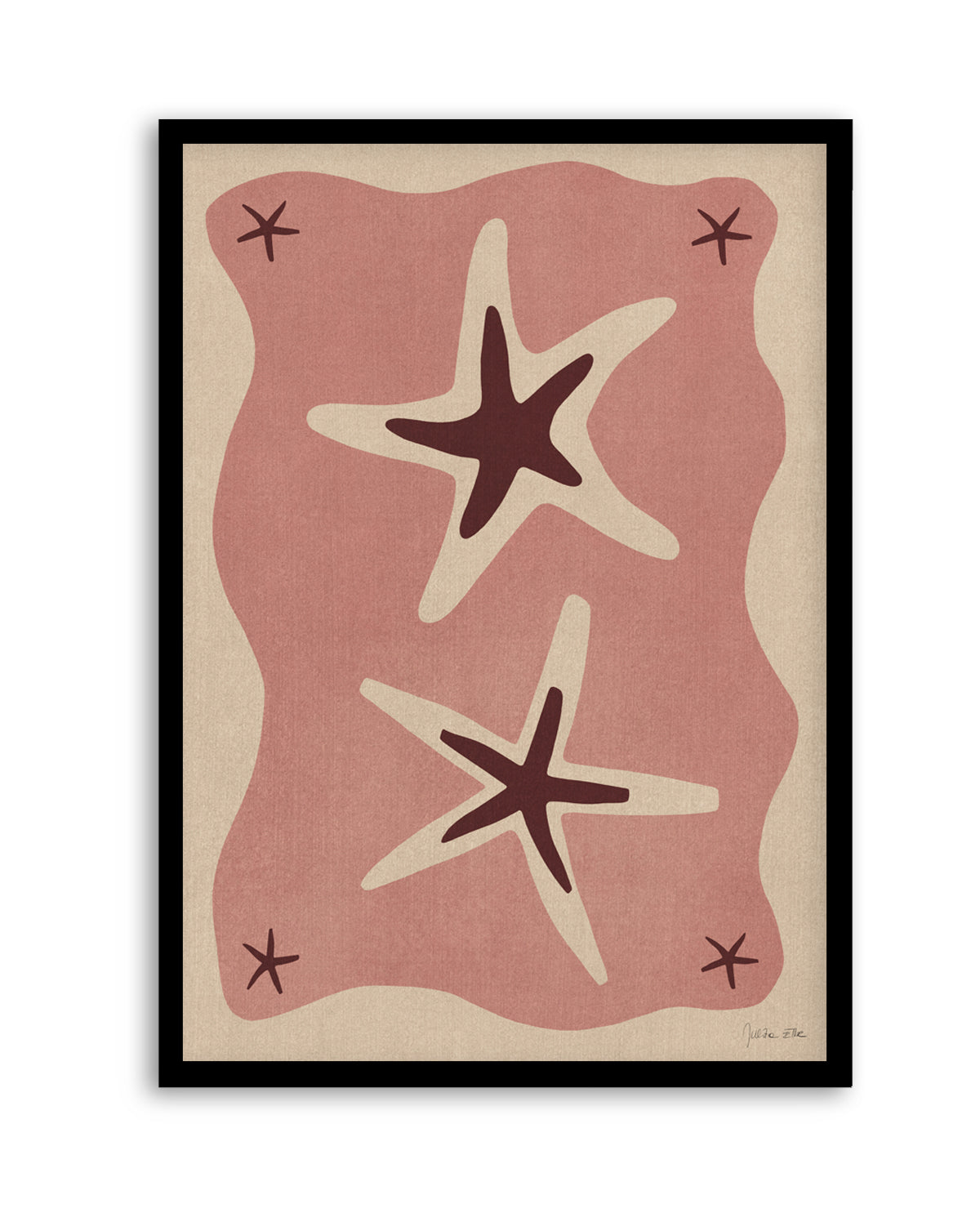 Sea Stars 01 by Julita Elbe | Art Print