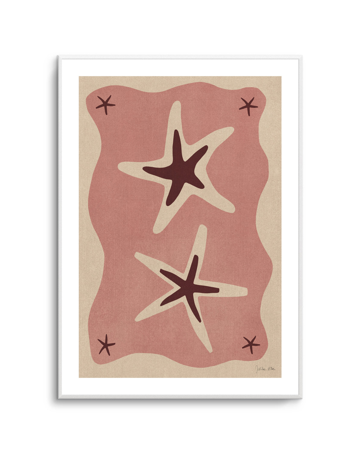 Sea Stars 01 by Julita Elbe | Art Print
