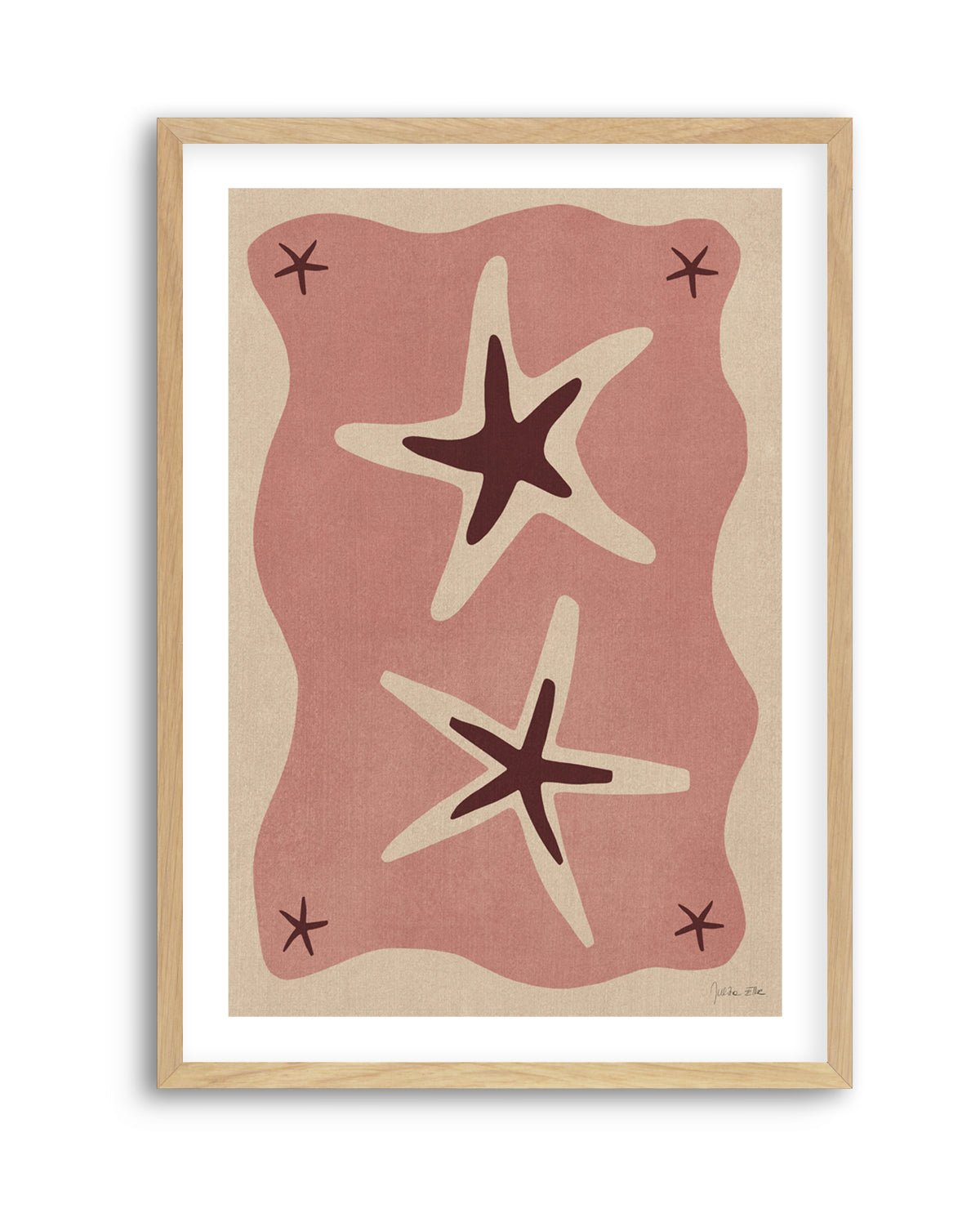 Sea Stars 01 by Julita Elbe | Art Print