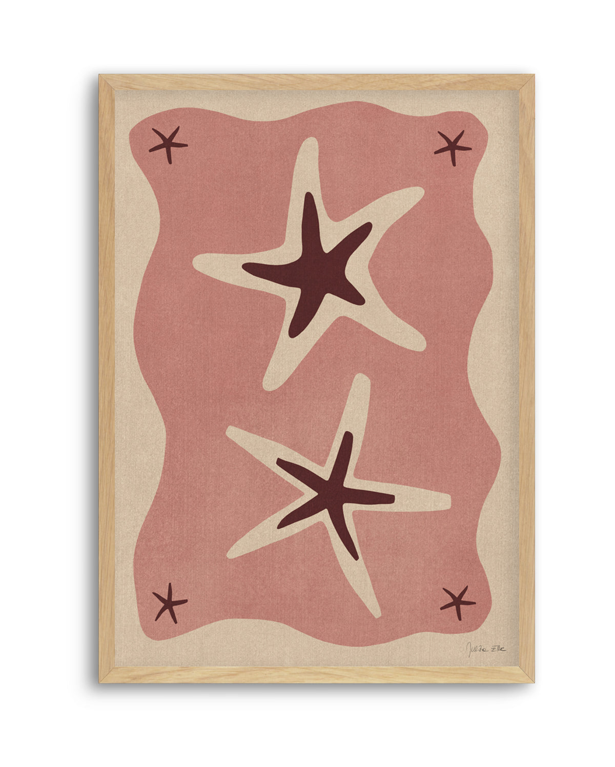 Sea Stars 01 by Julita Elbe | Art Print