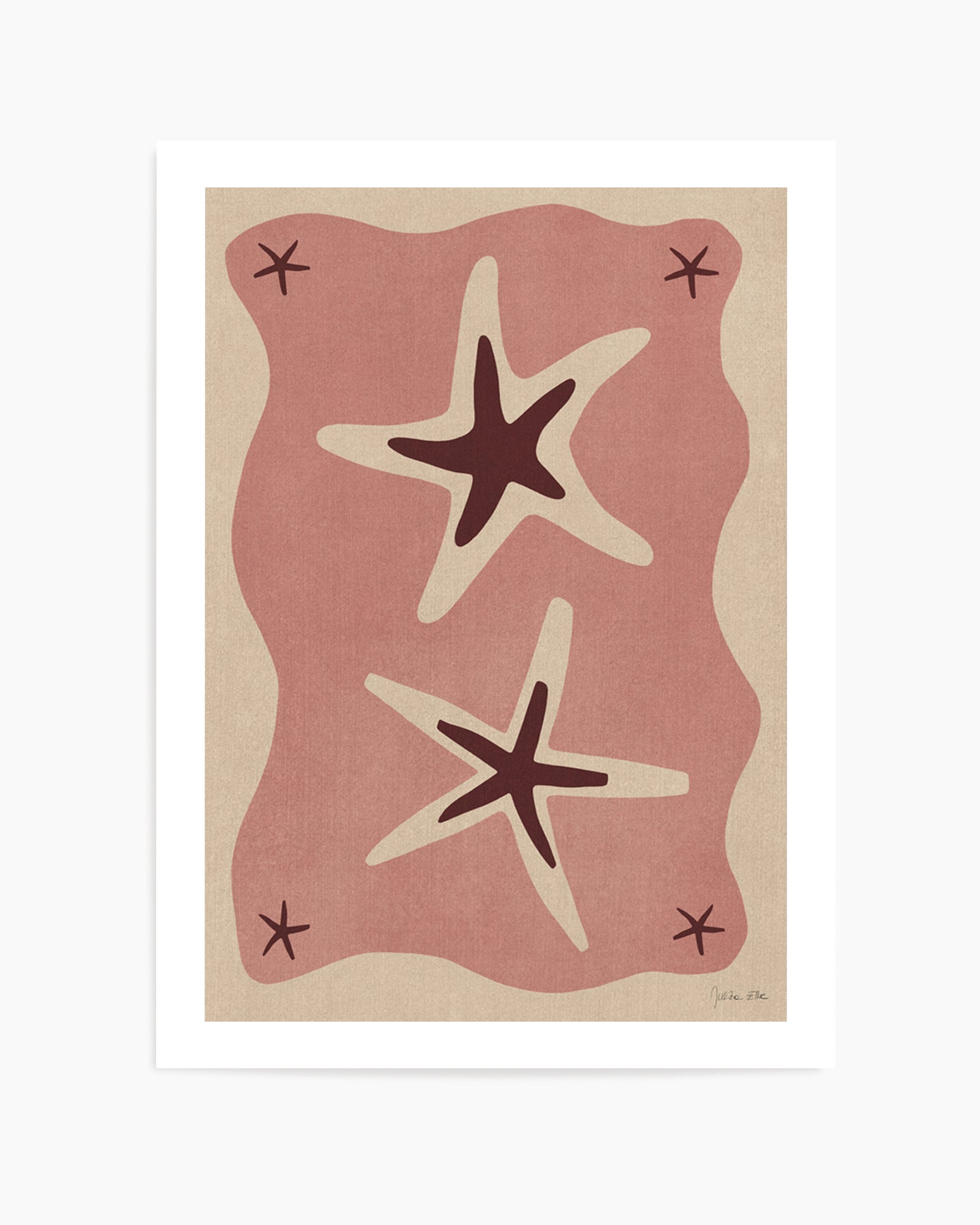 Sea Stars 01 by Julita Elbe | Art Print