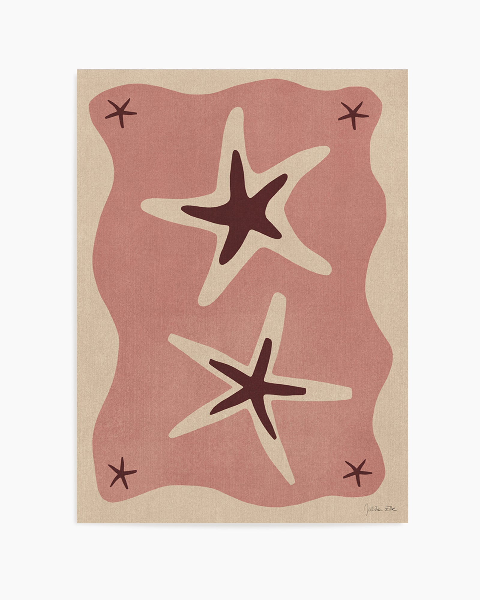 Sea Stars 01 by Julita Elbe | Art Print