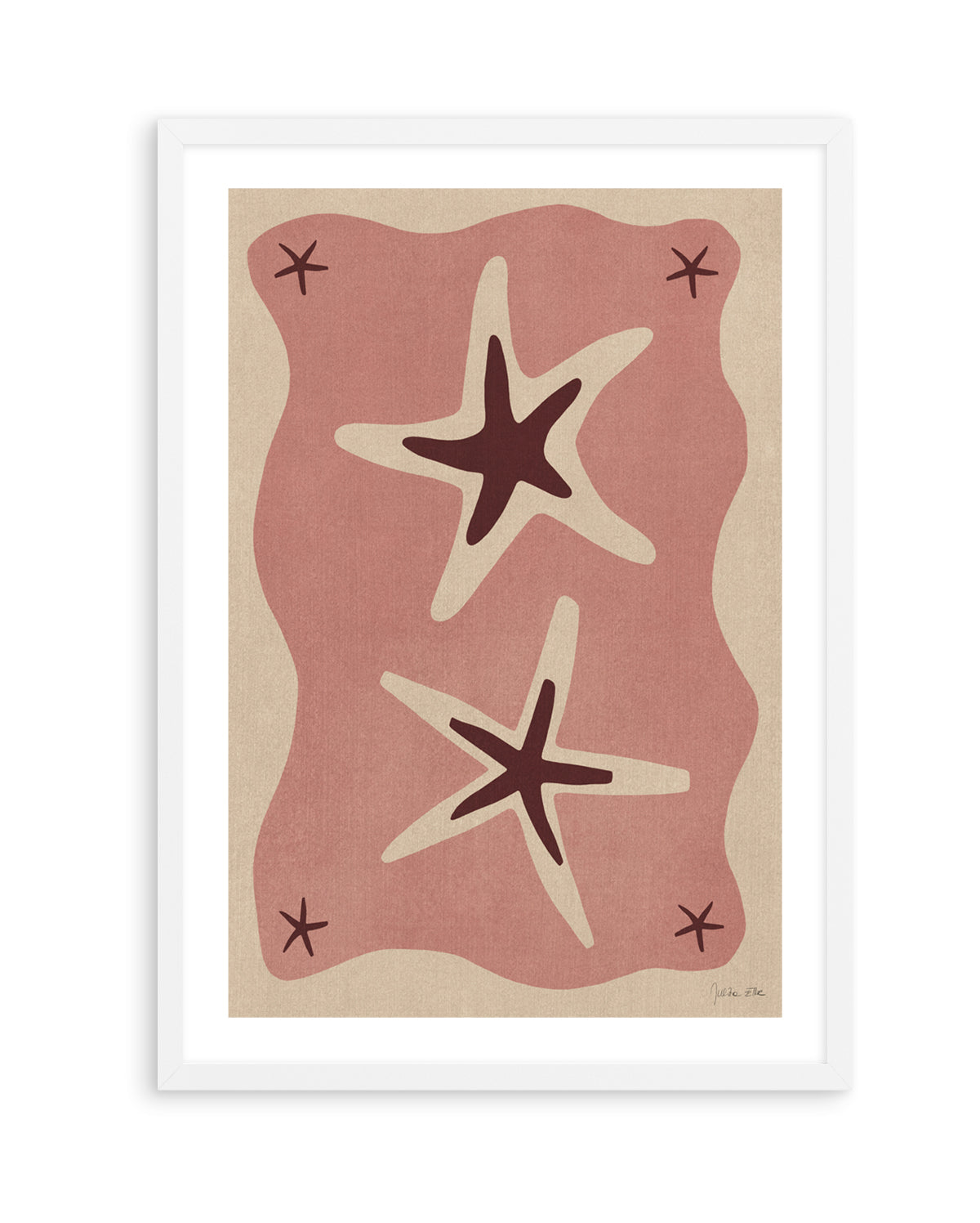 Sea Stars 01 by Julita Elbe | Art Print
