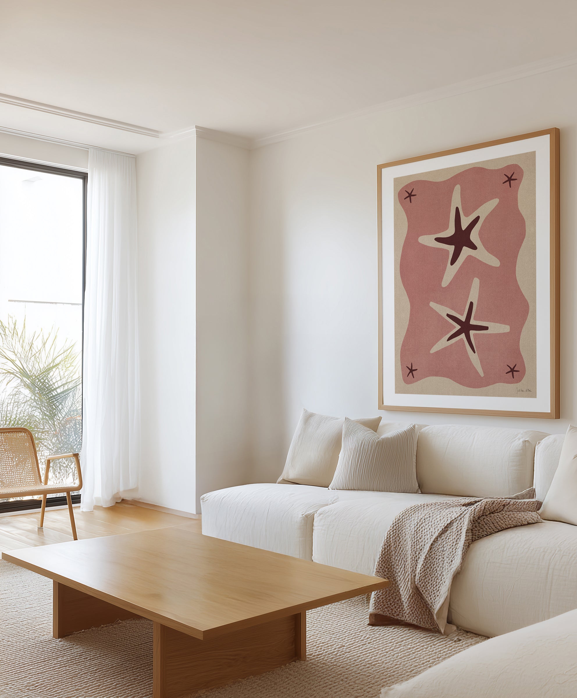 Sea Stars 01 by Julita Elbe | Art Print