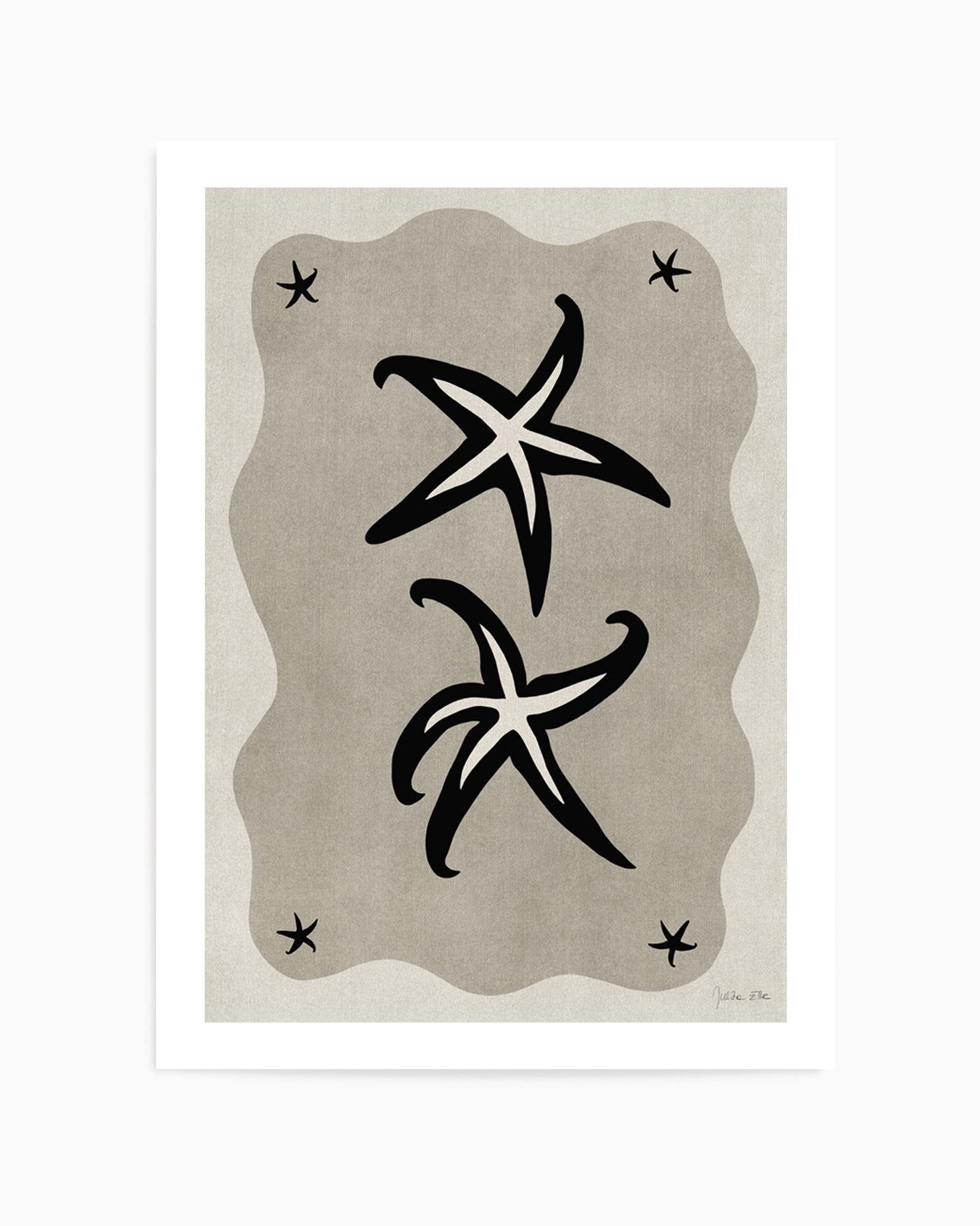 Sea Stars 02 by Julita Elbe | Art Print