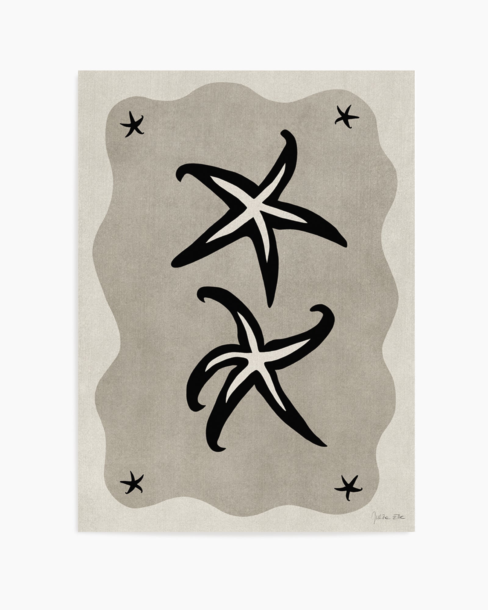 Sea Stars 02 by Julita Elbe | Art Print