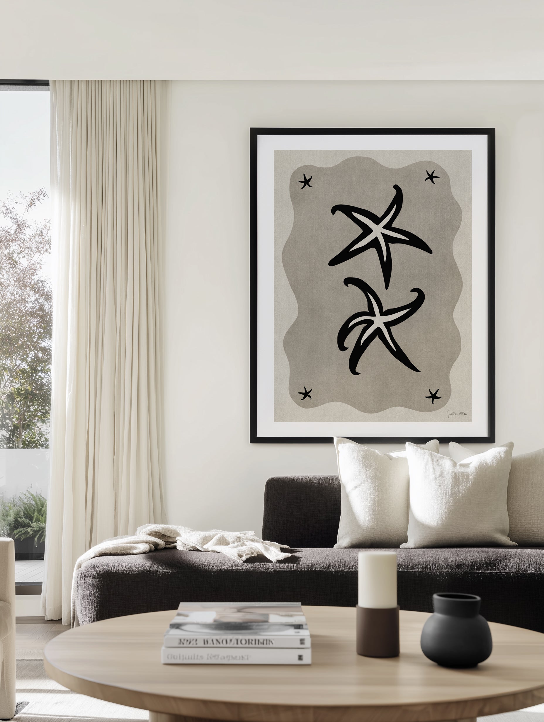 Sea Stars 02 by Julita Elbe | Art Print