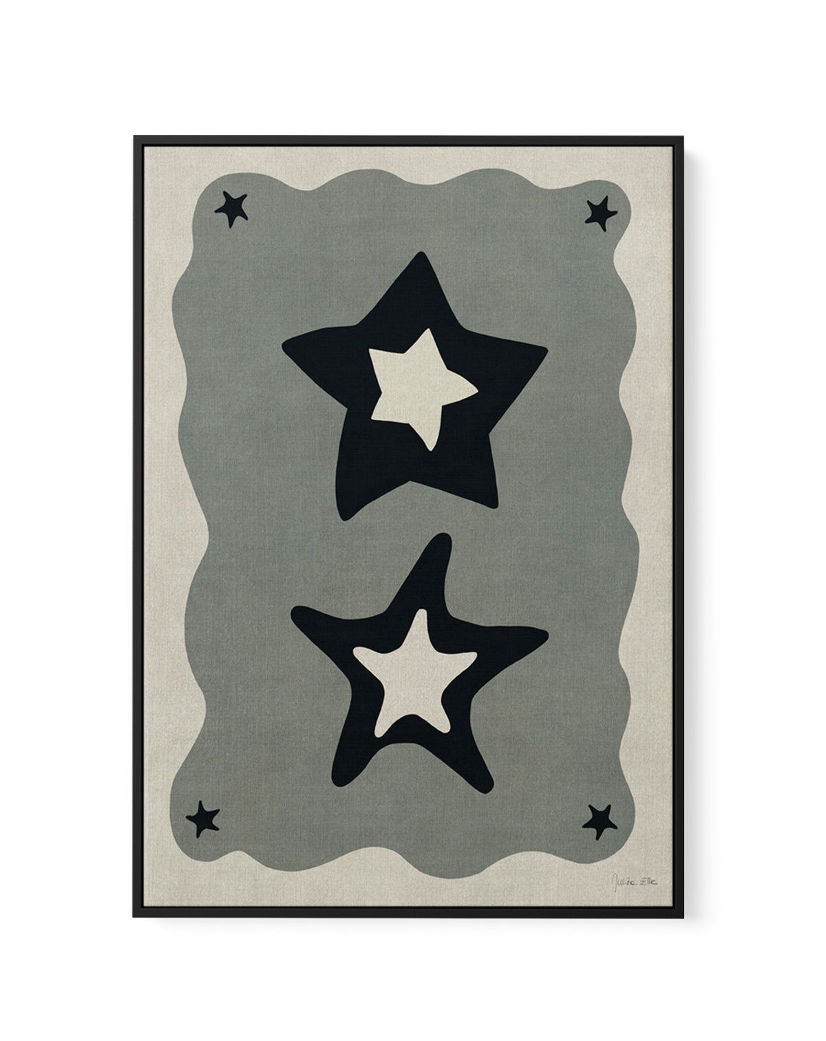 Sea Stars 03 by Julita Elbe | Framed Canvas Art Print