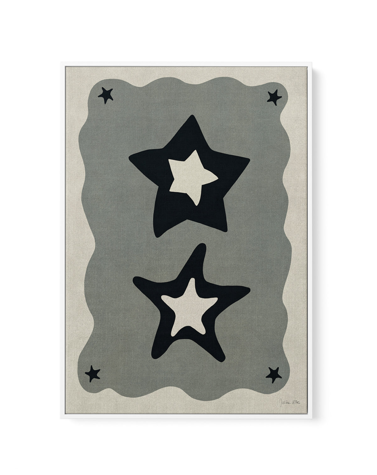 Sea Stars 03 by Julita Elbe | Framed Canvas Art Print