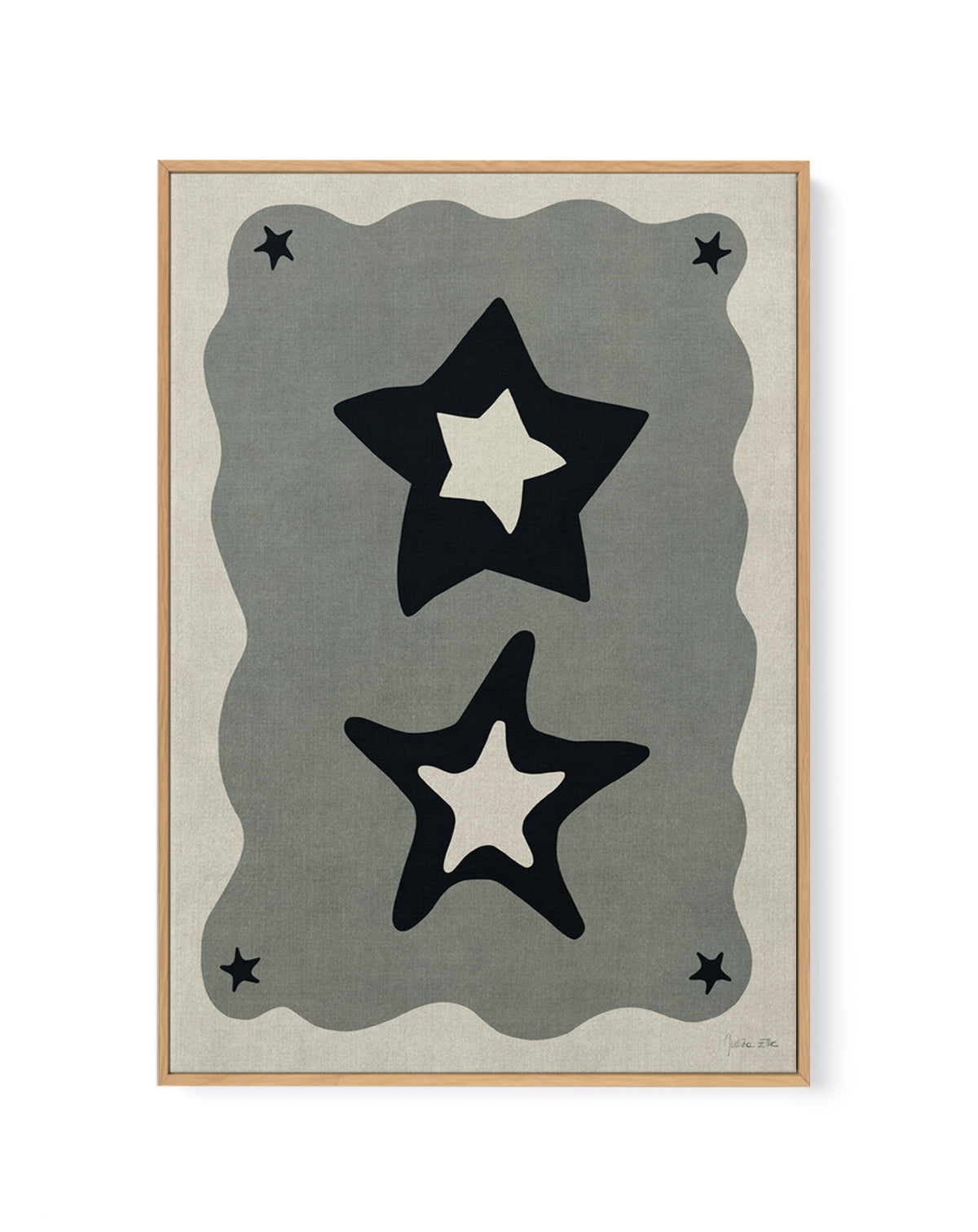 Sea Stars 03 by Julita Elbe | Framed Canvas Art Print