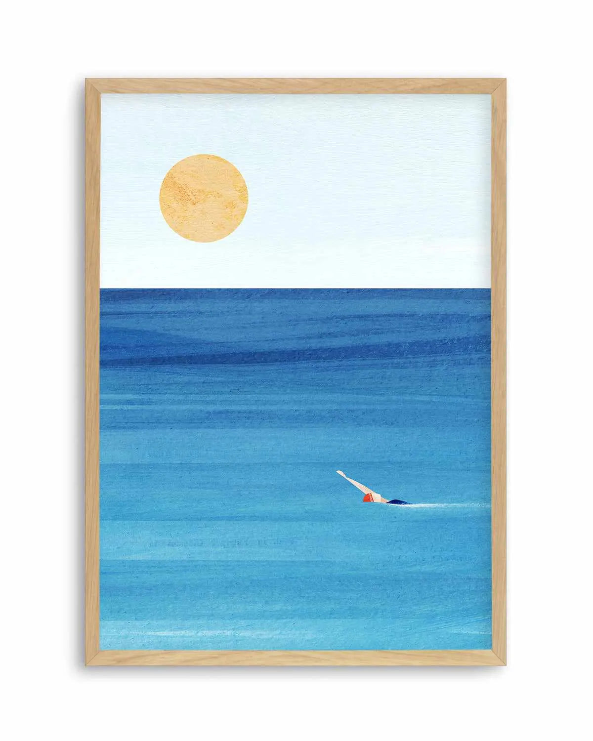 Sea Swim by Henry Rivers Art Print from Olive et Oriel where you can shop wallpaper and artworks online