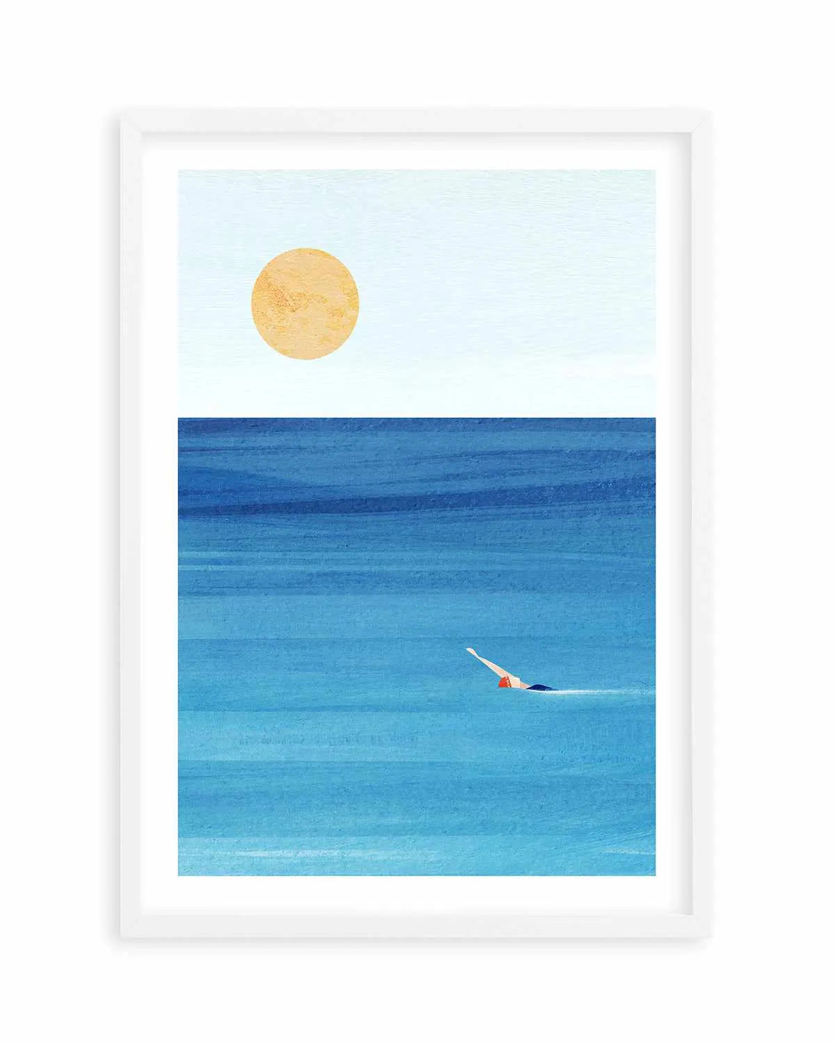 Sea Swim by Henry Rivers Art Print from Olive et Oriel where you can shop wallpaper and artworks online