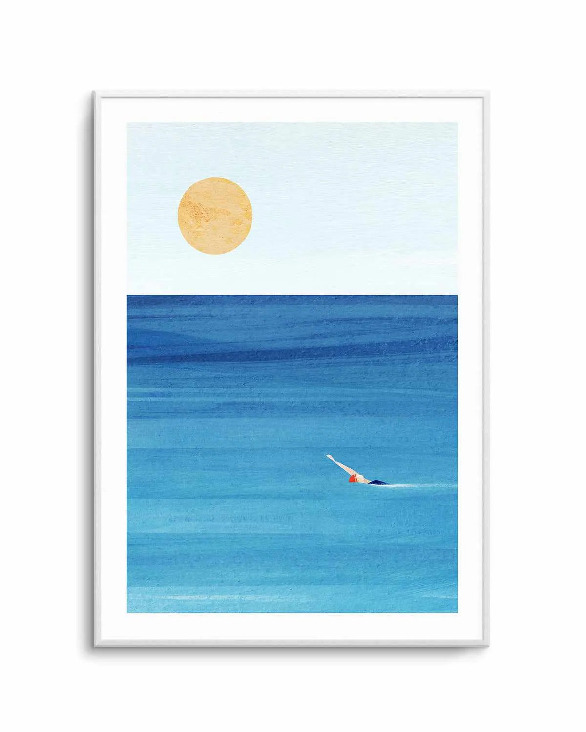 Sea Swim by Henry Rivers Art Print from Olive et Oriel where you can shop wallpaper and artworks online