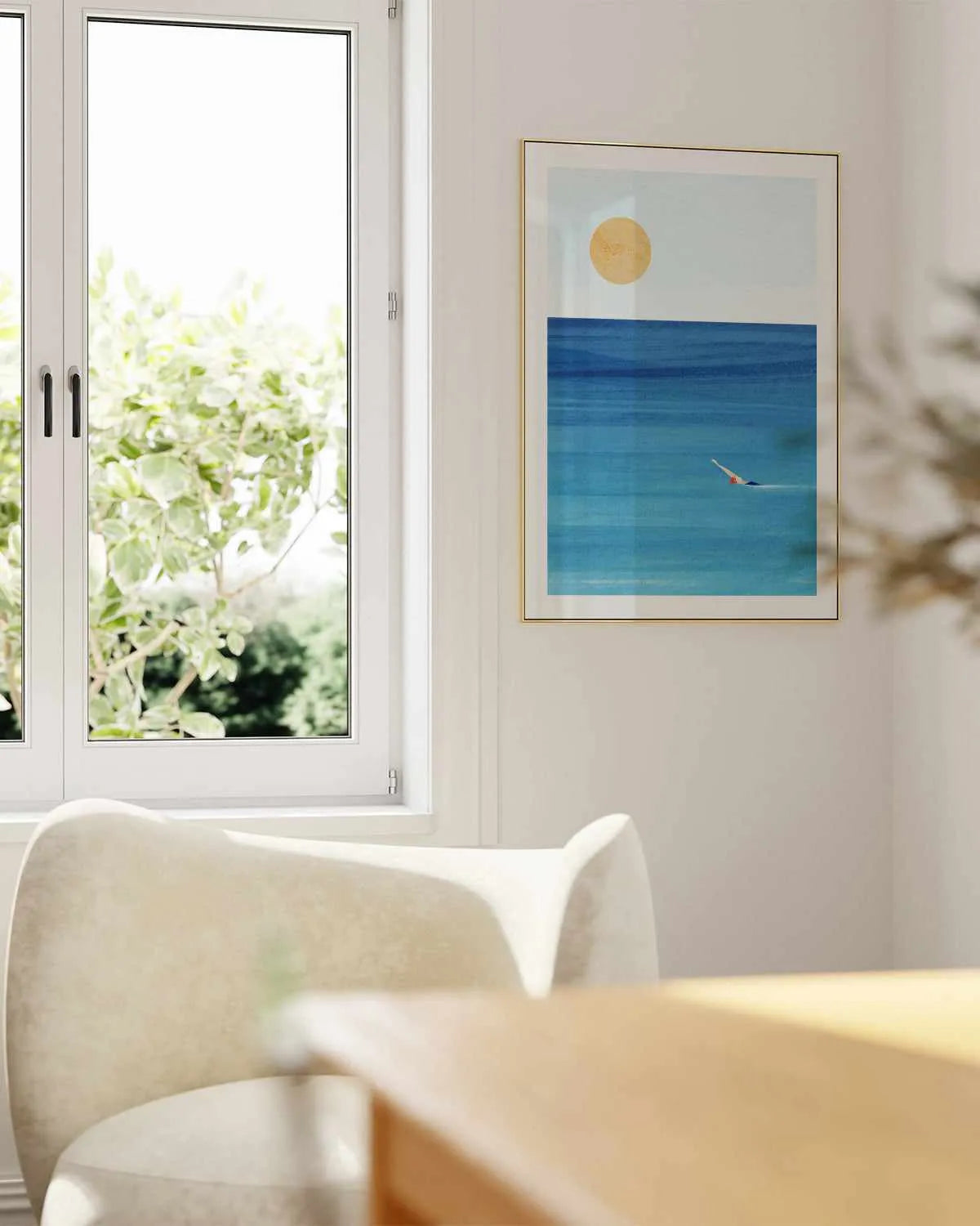 Sea Swim by Henry Rivers Art Print from Olive et Oriel where you can shop wallpaper and artworks online