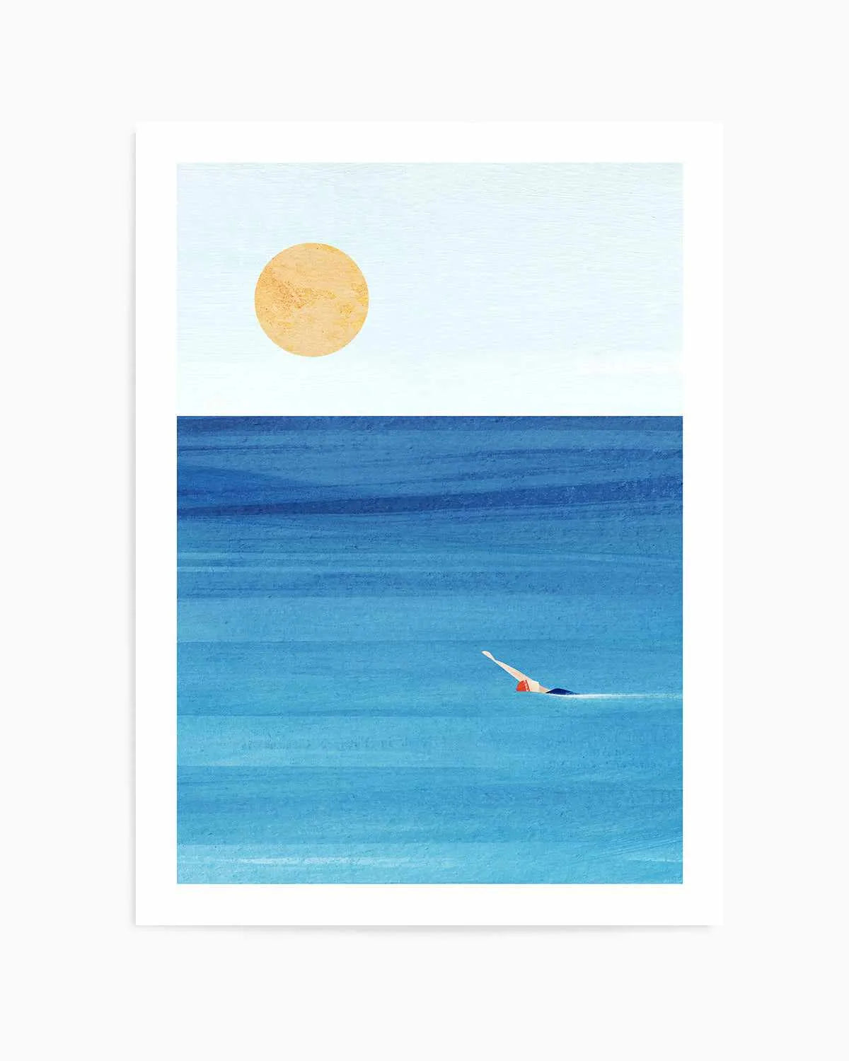 Sea Swim by Henry Rivers Art Print from Olive et Oriel where you can shop wallpaper and artworks online
