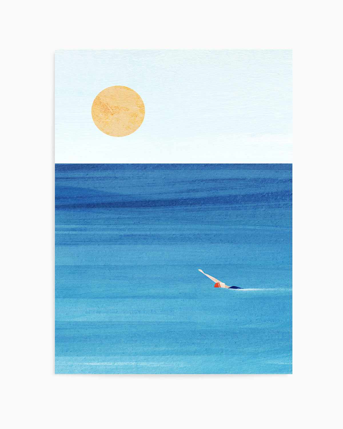 Sea Swim by Henry Rivers Art Print