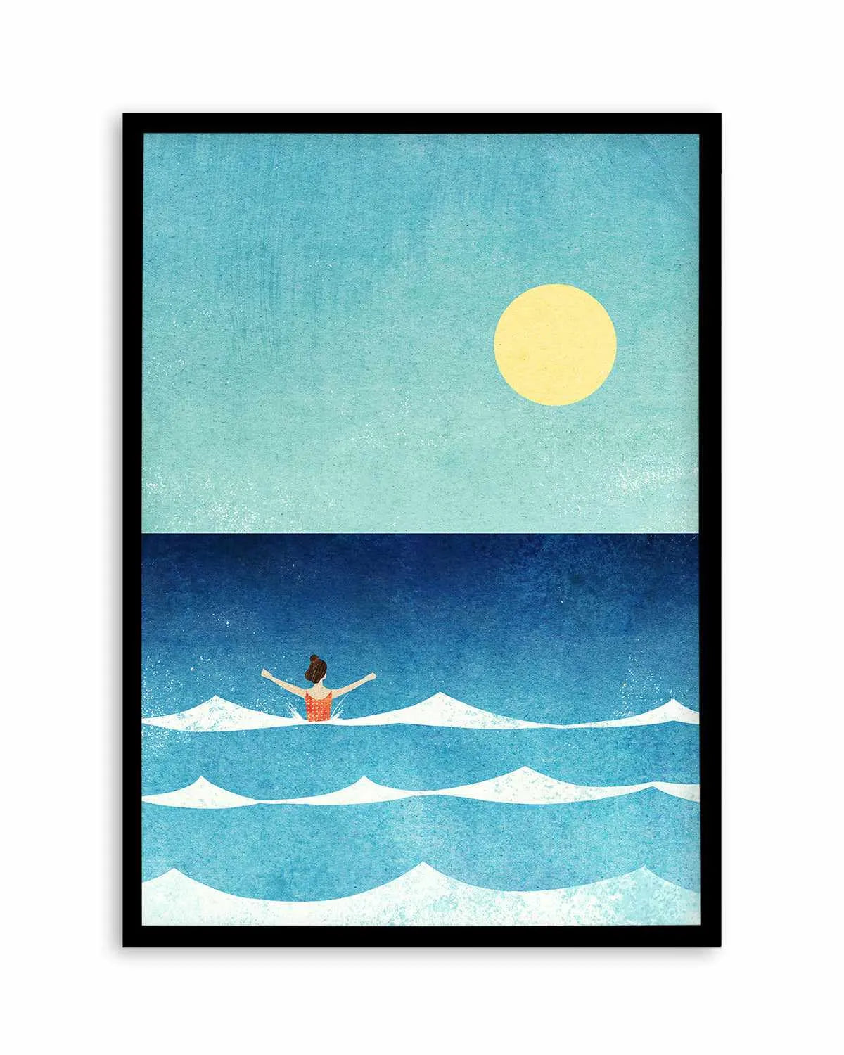 Sea Swim, Waves by Henry Rivers Art Print from Olive et Oriel where you can shop wallpaper and artworks online