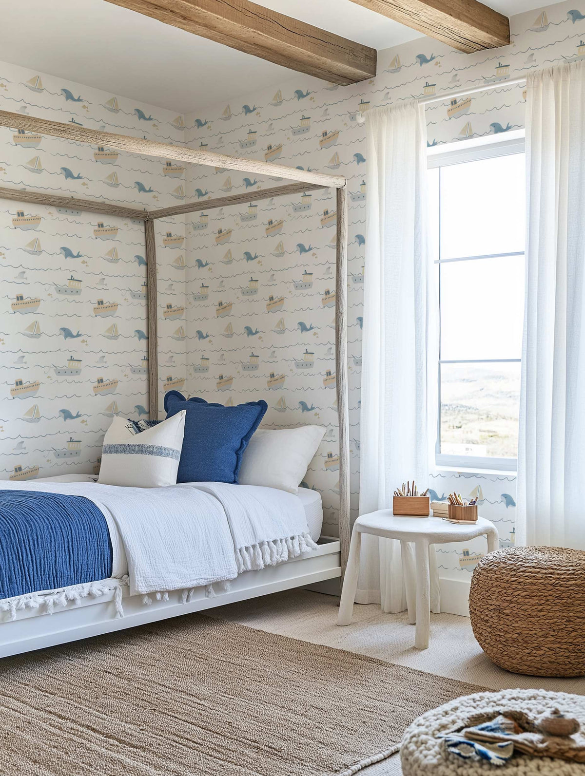 Sea of Plenty Wallpaper from Olive et Oriel where you can shop wallpaper and artworks online