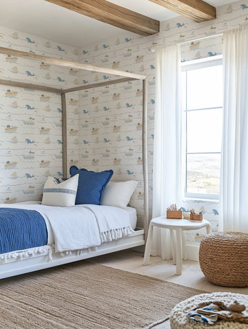 Sea of Plenty Wallpaper from Olive et Oriel where you can shop wallpaper and artworks online