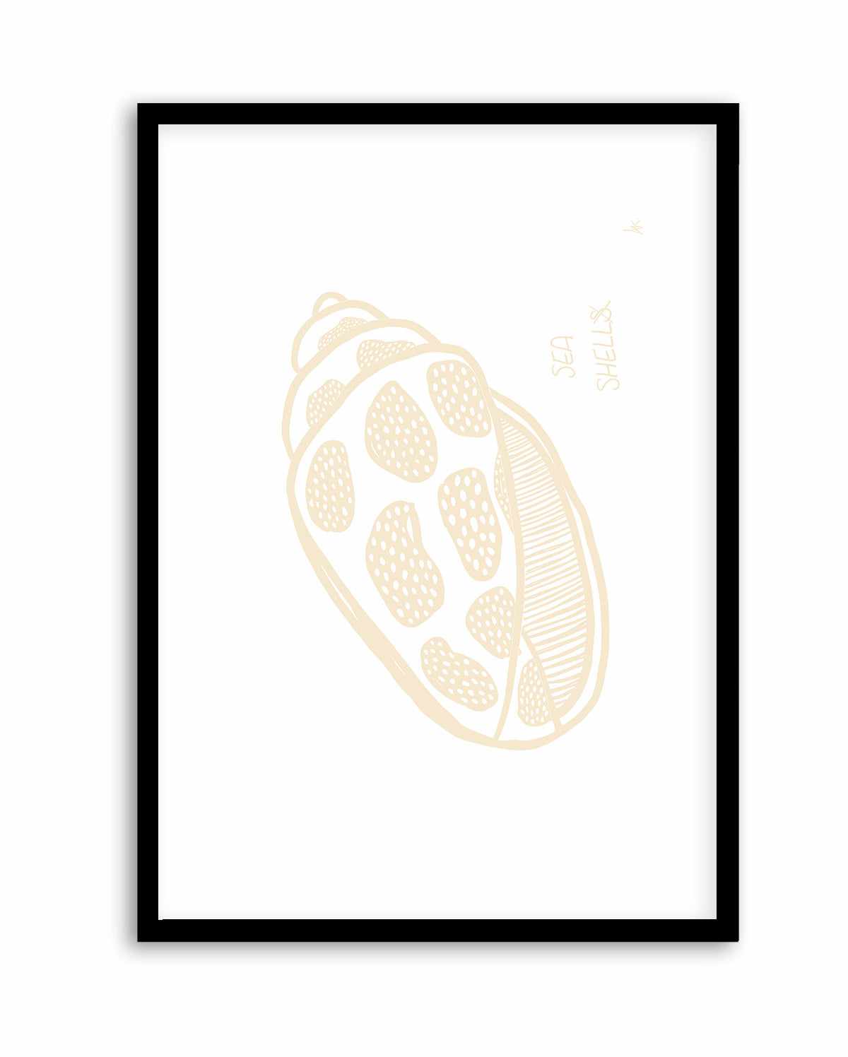 Sea shell Beige By Anne Korako | Art Print