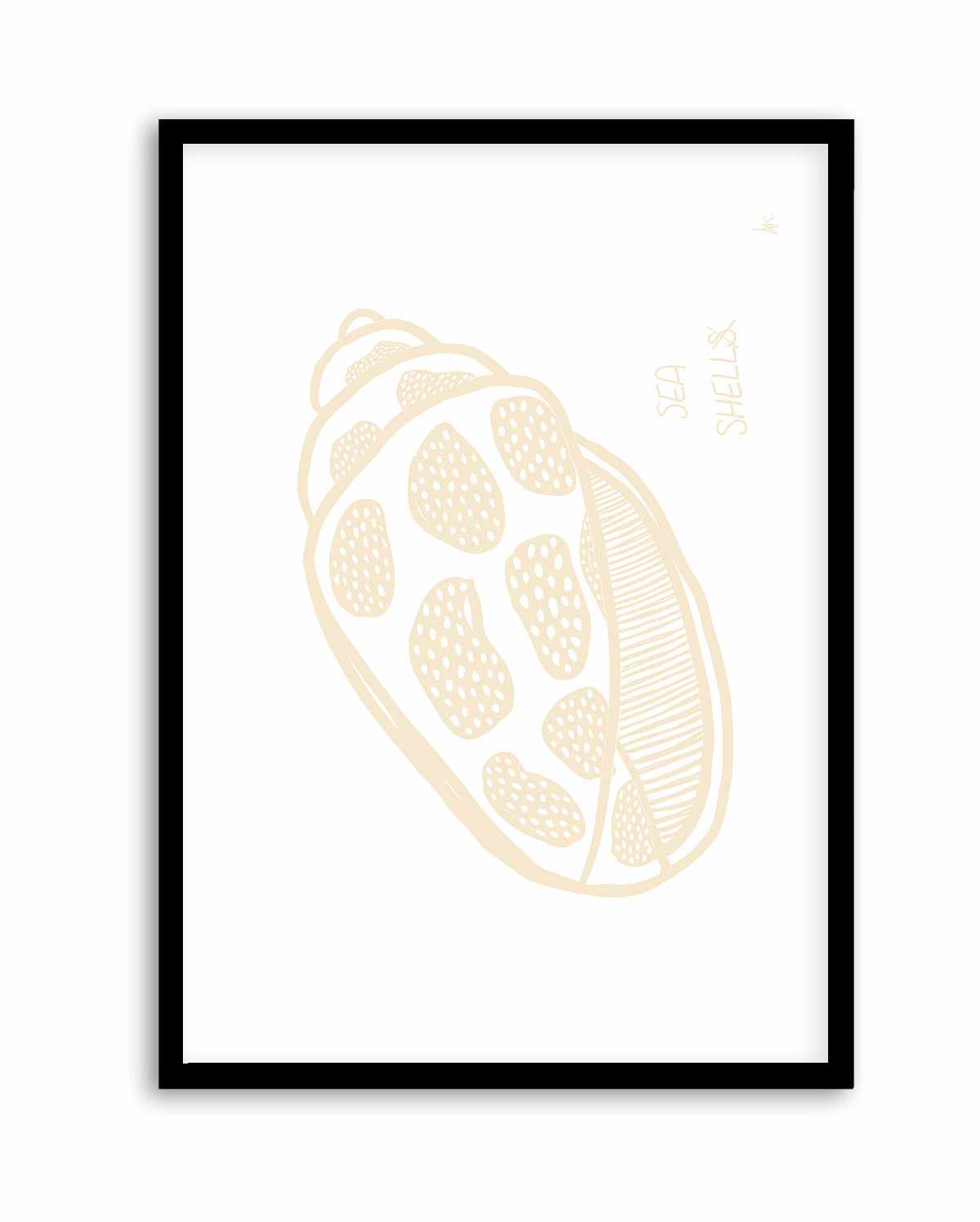 Sea shell Beige By Anne Korako | Art Print