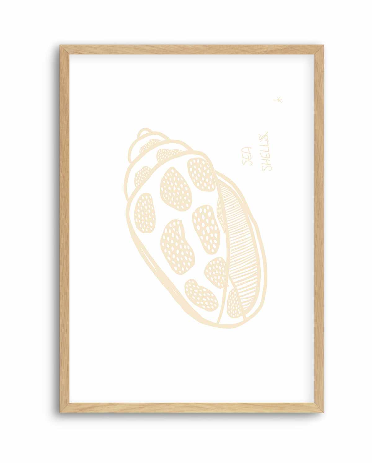 Sea shell Beige By Anne Korako | Art Print