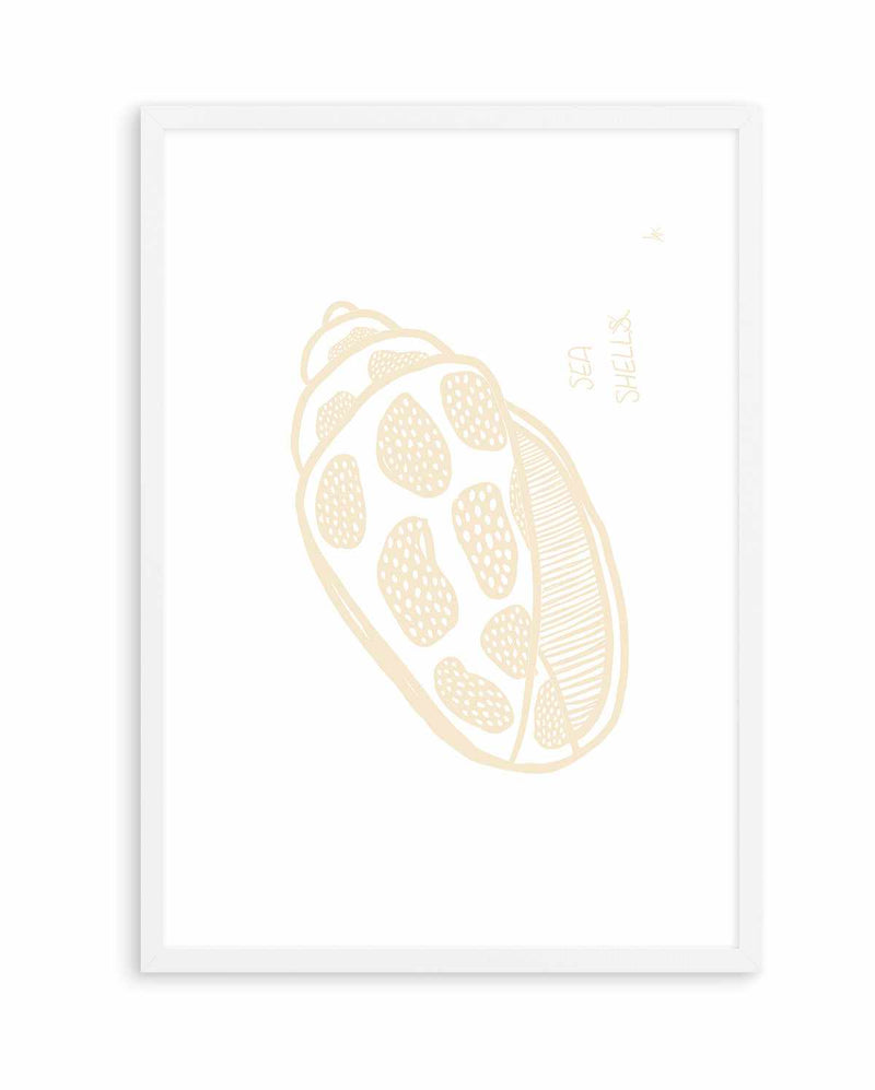 Sea shell Beige By Anne Korako | Art Print