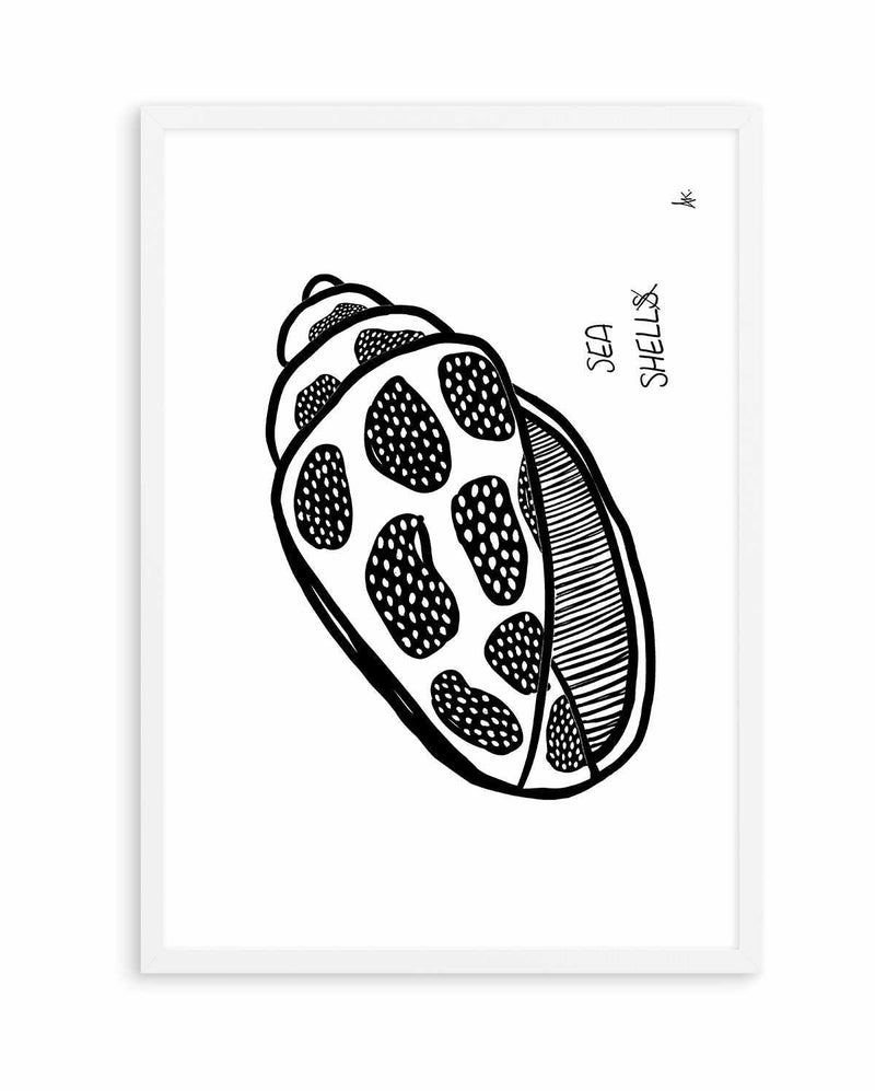 Sea Shell Black by Anne Korako | Art Print