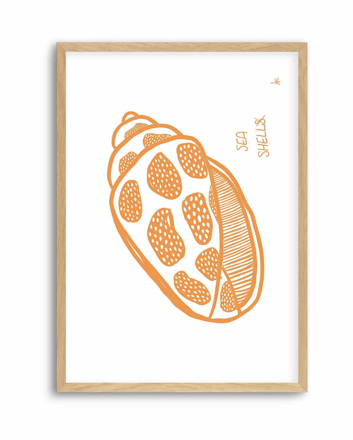 Sea Shell Tan By Anne Korako | Art Print