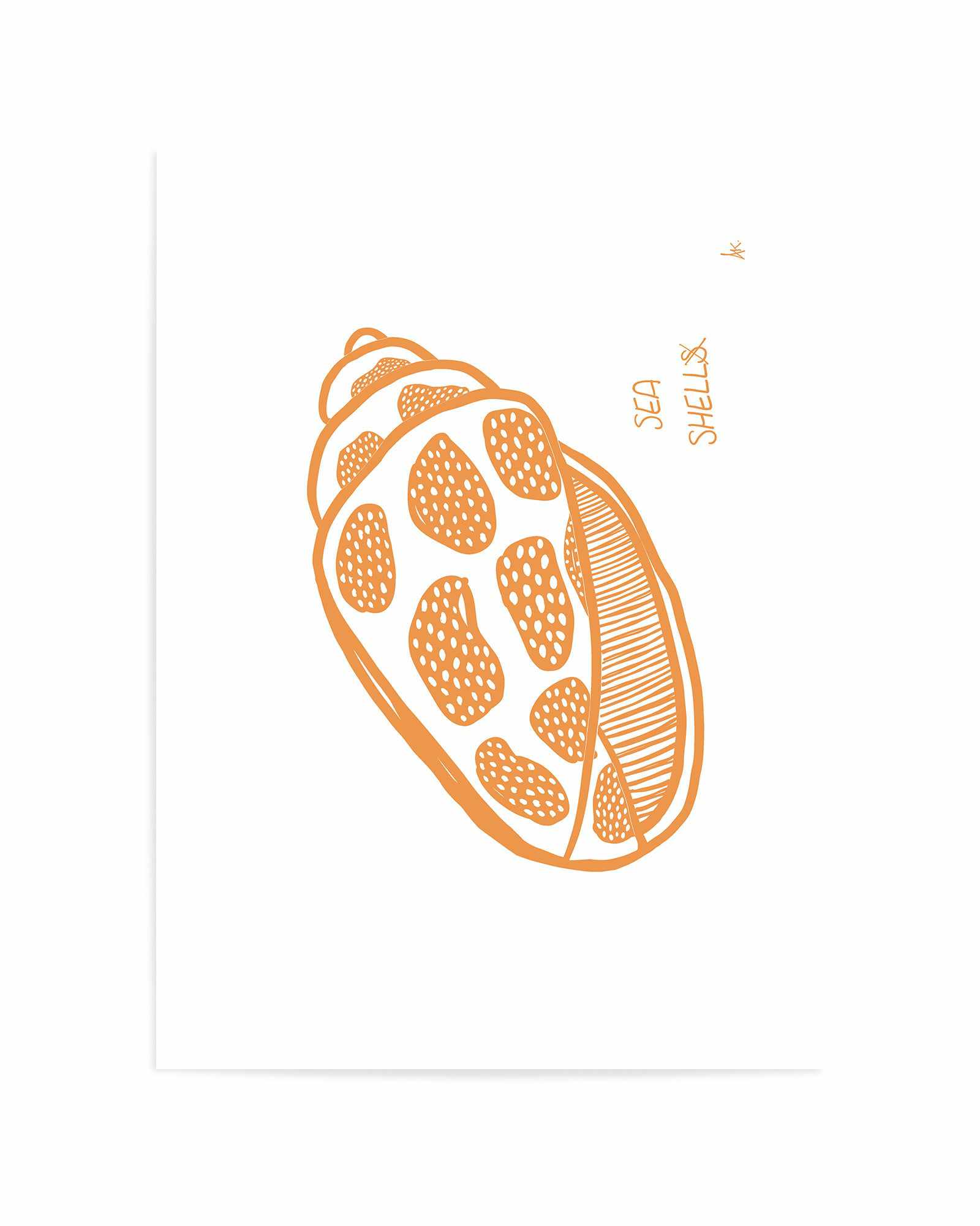 Sea Shell Tan By Anne Korako | Art Print