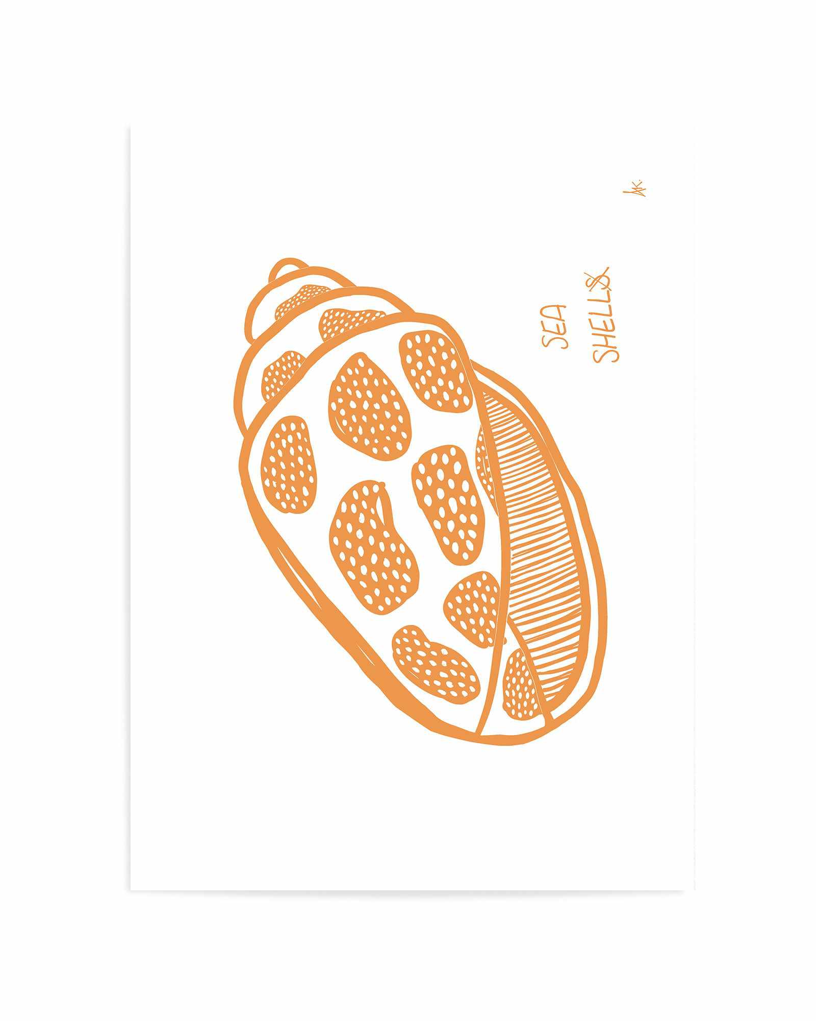 Sea Shell Tan By Anne Korako | Art Print