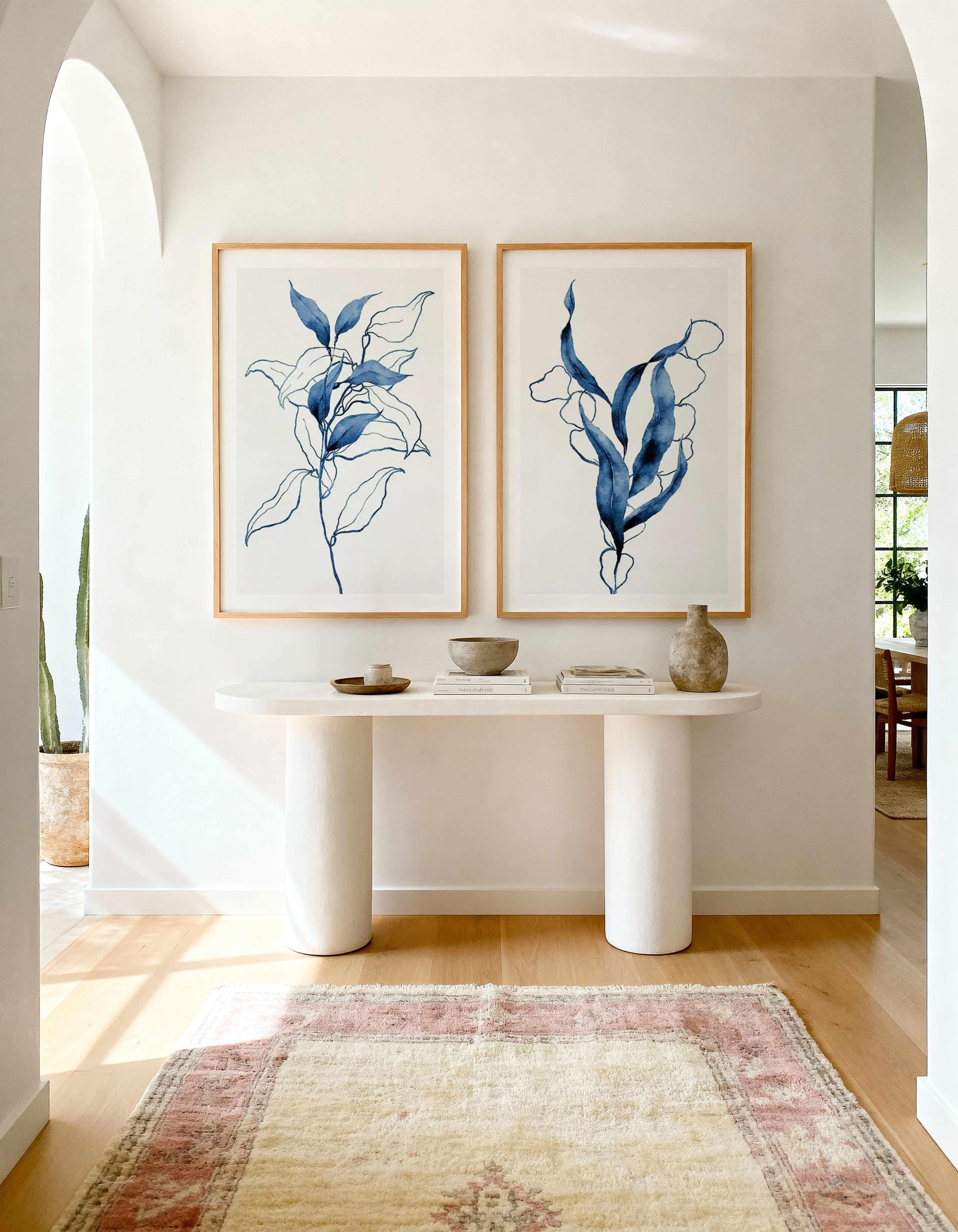 Sea Kelp Abstract II & III Art Print Set of 2 | Matching Wall Art from Olive et Oriel where you can shop wallpaper and artworks online