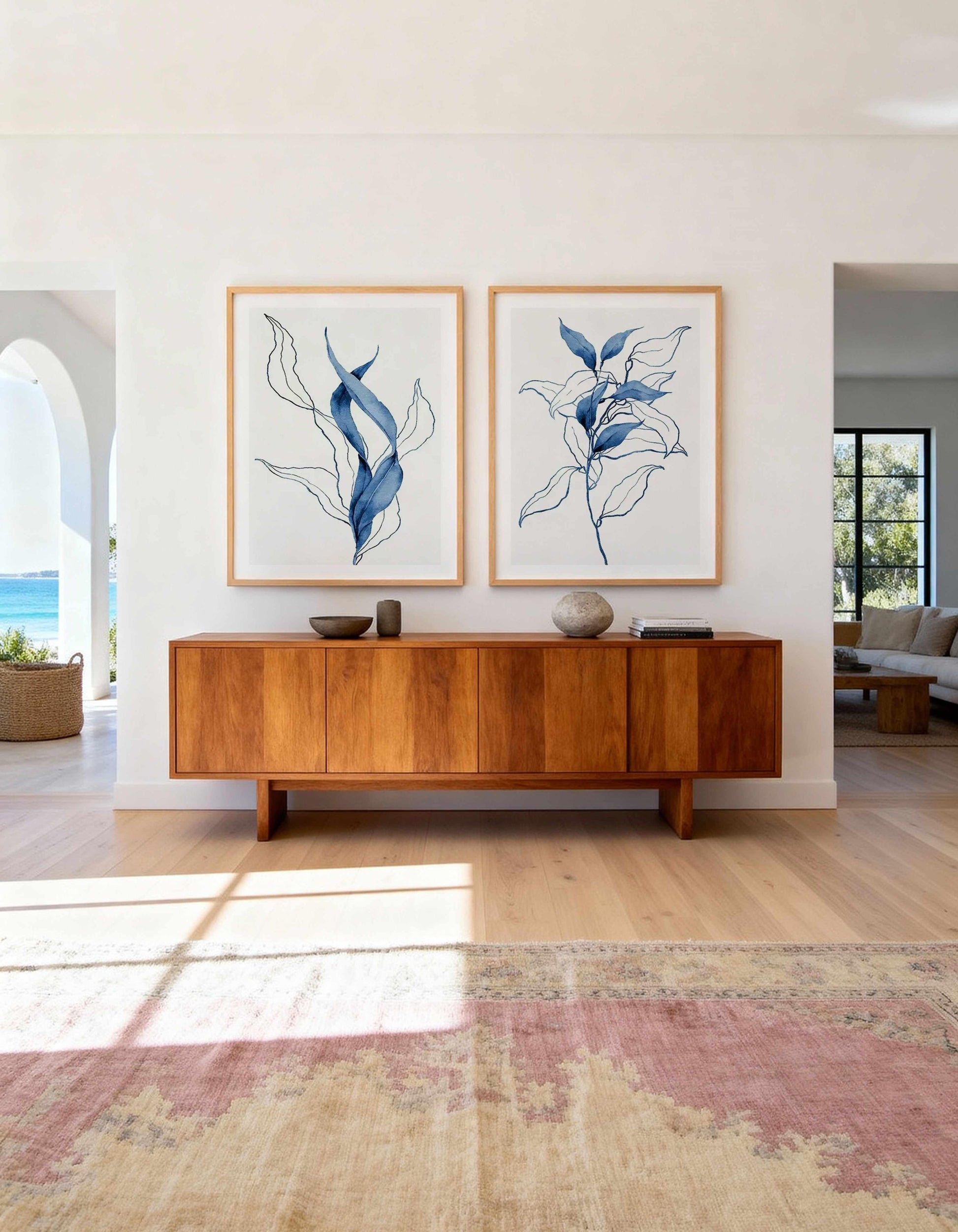 Sea Kelp Abstract I & II Art Print Set of 2 | Matching Wall Art from Olive et Oriel where you can shop wallpaper and artworks online