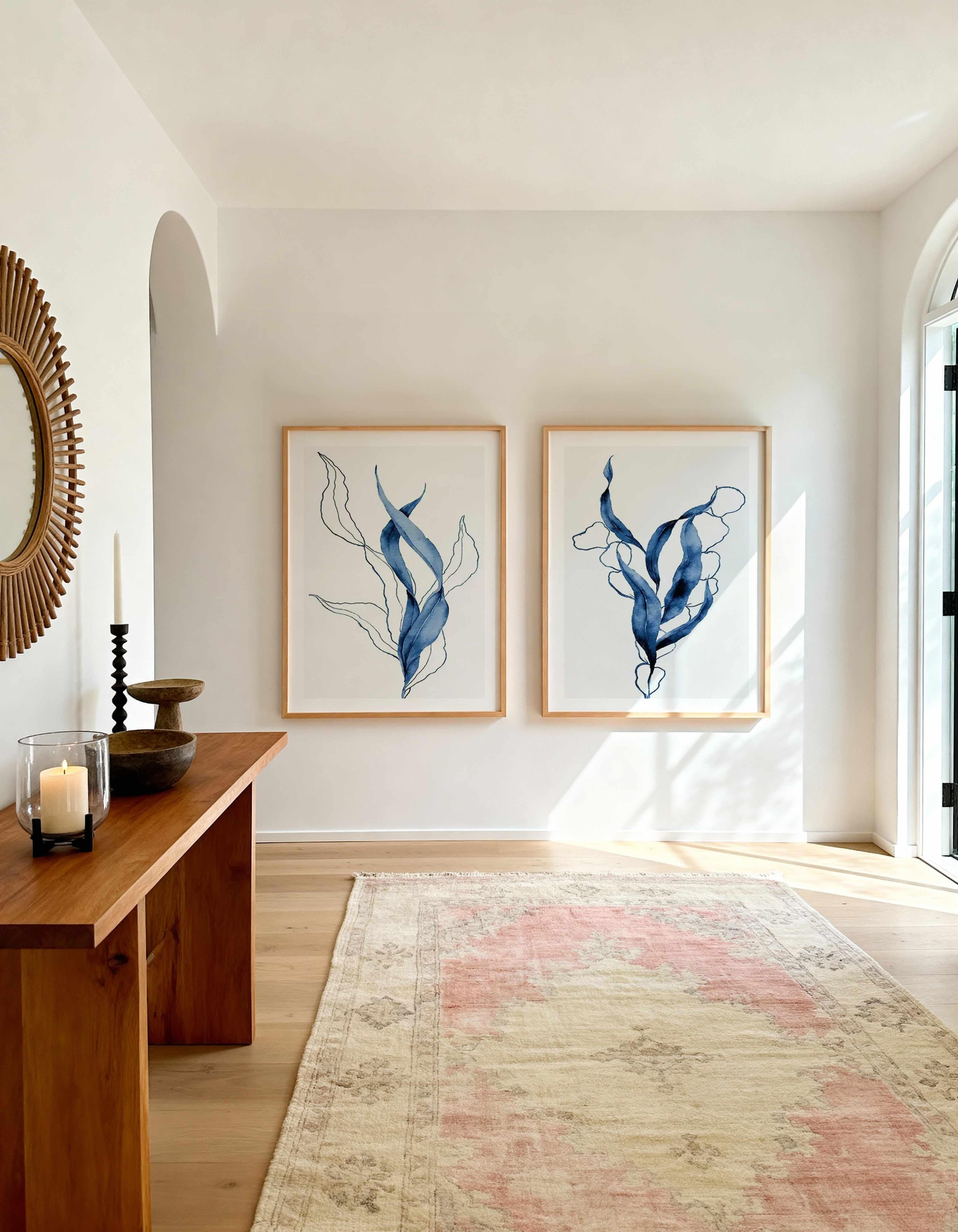 Sea Kelp Abstract I & III Art Print Set of 2 | Matching Wall Art from Olive et Oriel where you can shop wallpaper and artworks online