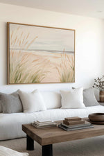 Seagrass Dunes | Framed Canvas Art Print