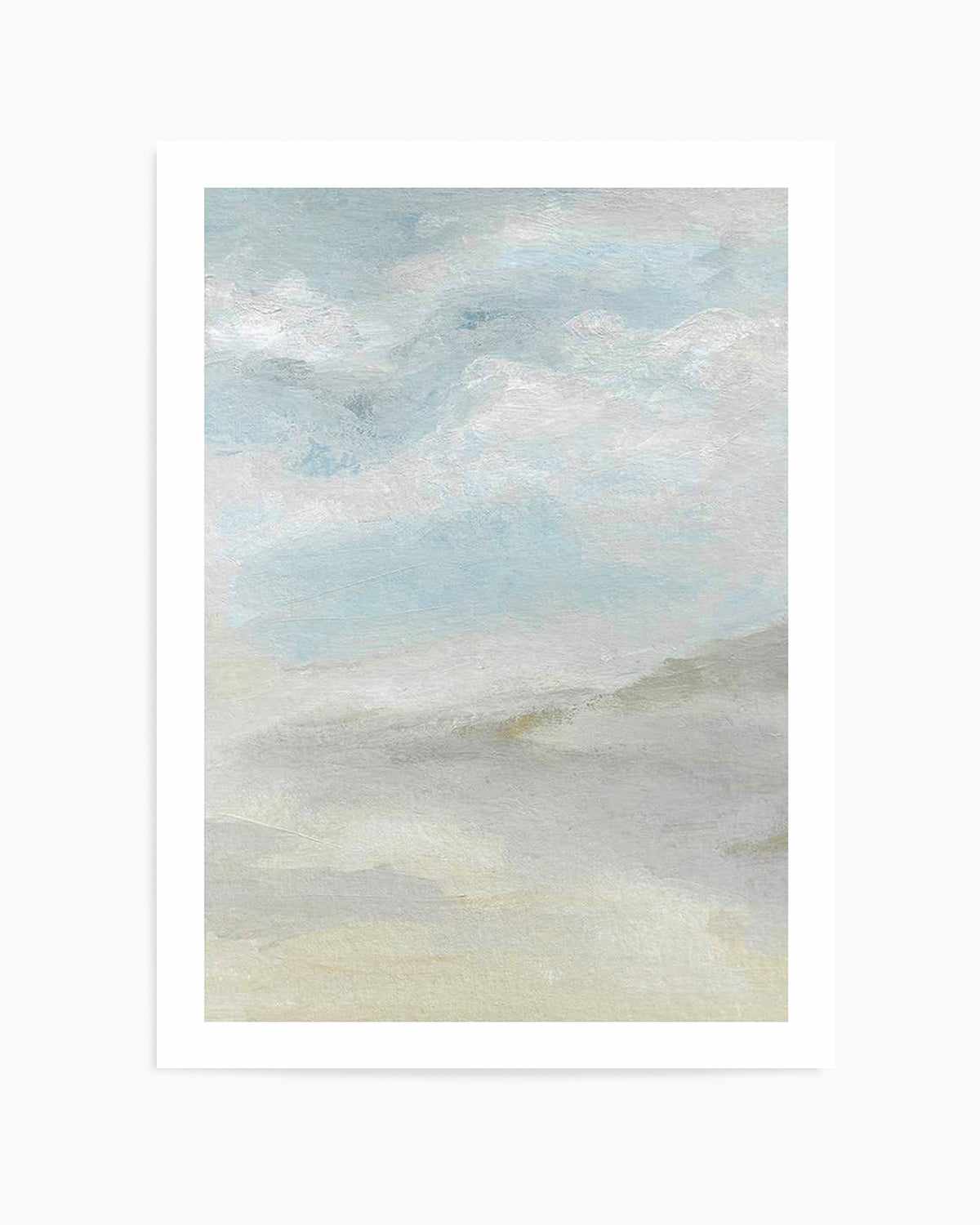 Seascape Abstract by Josephine Wianto Art Print