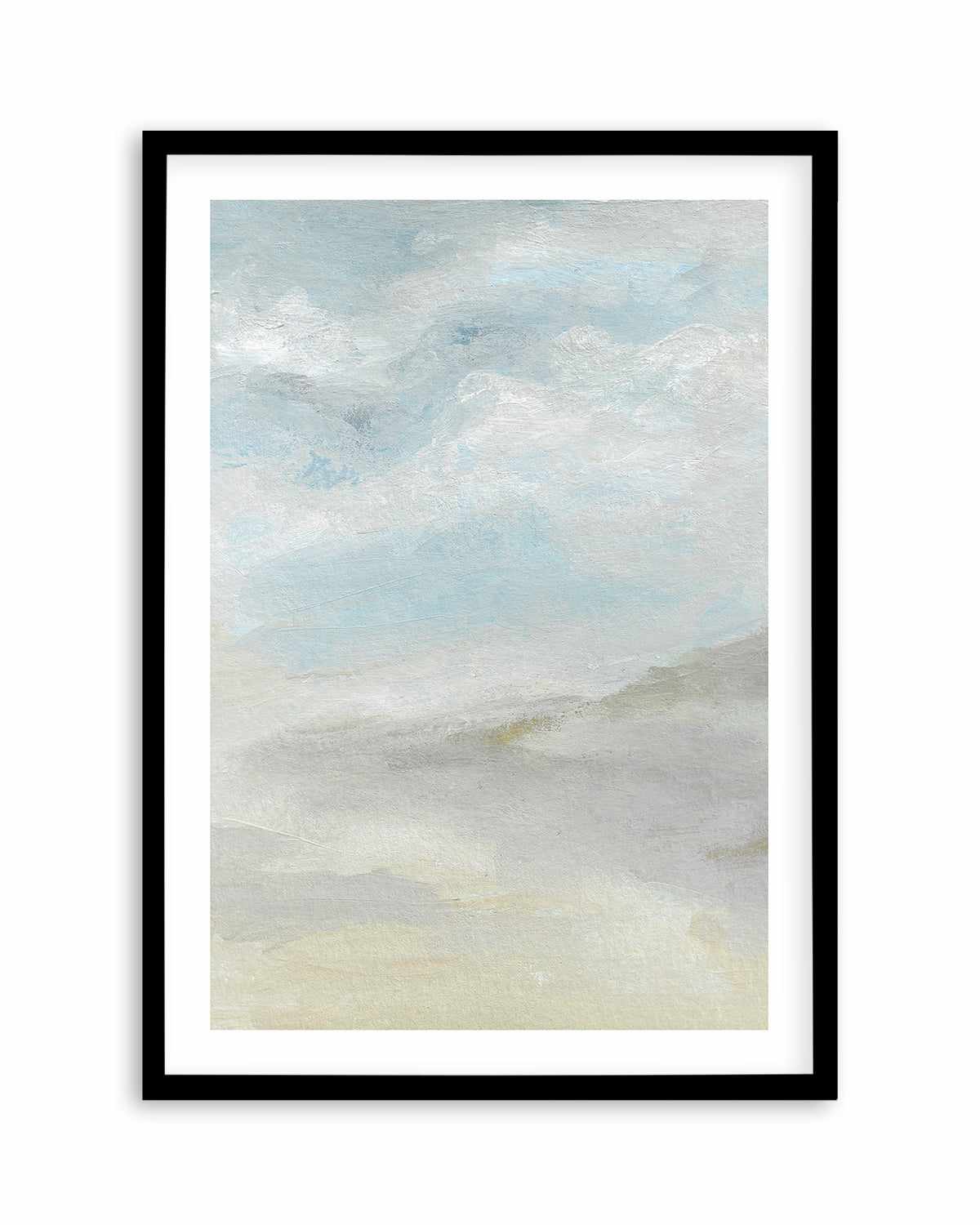 Seascape Abstract by Josephine Wianto Art Print