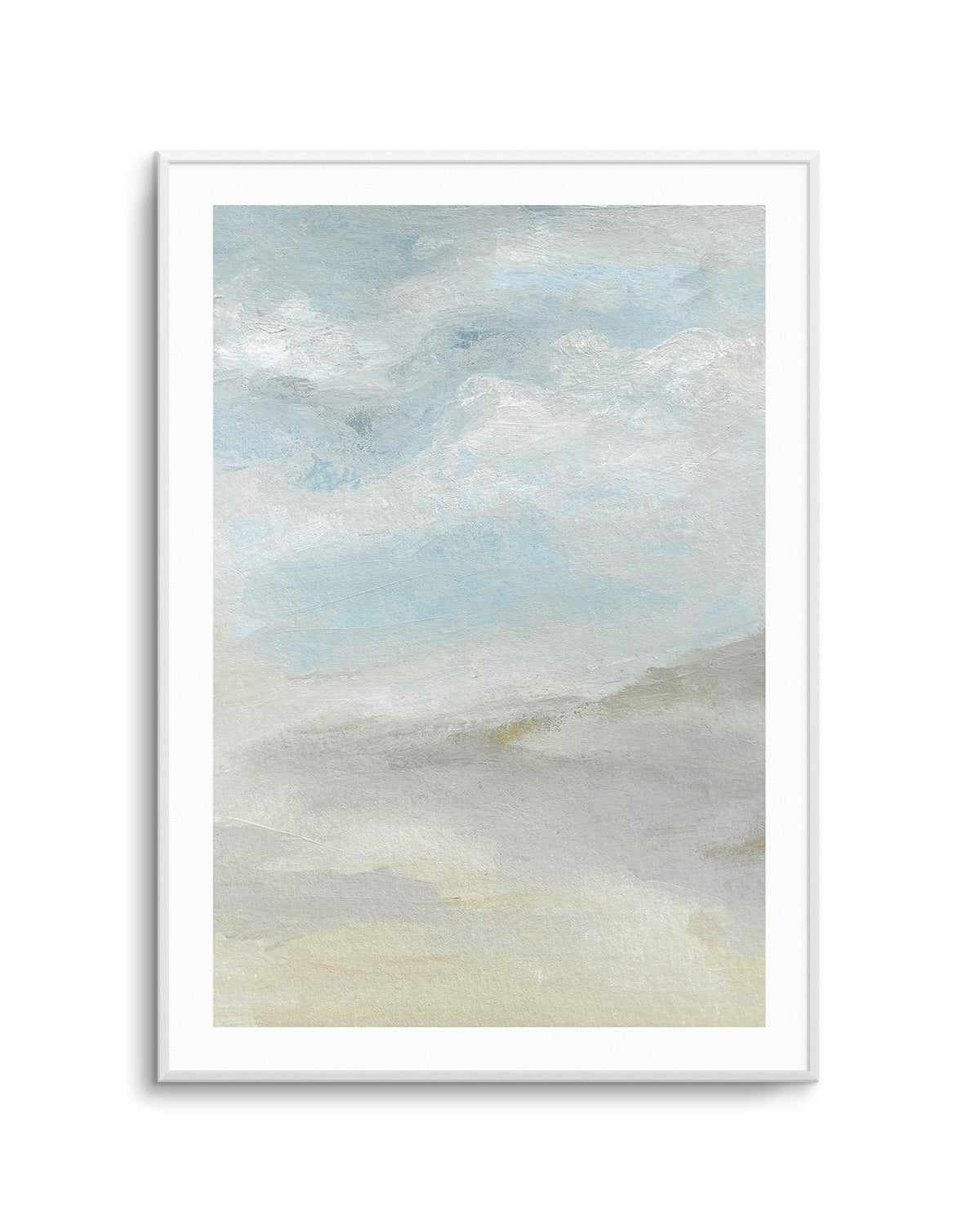 Seascape Abstract by Josephine Wianto Art Print