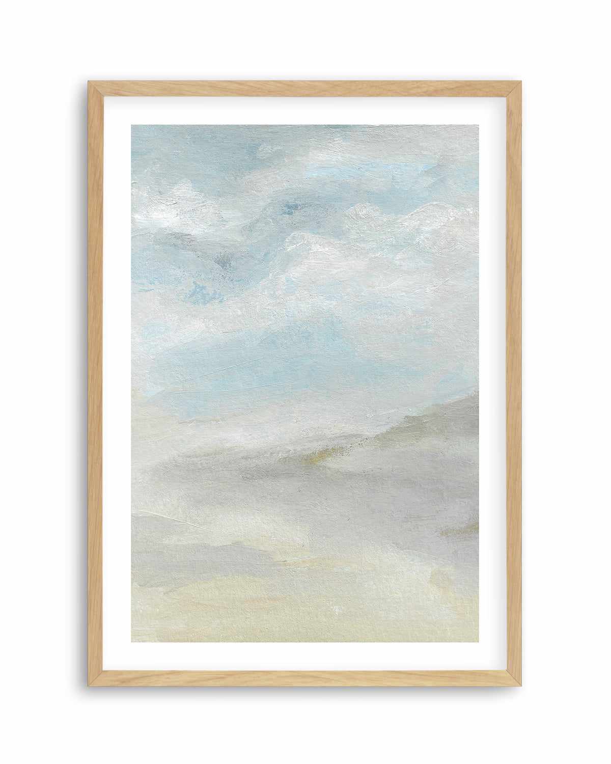 Seascape Abstract by Josephine Wianto Art Print