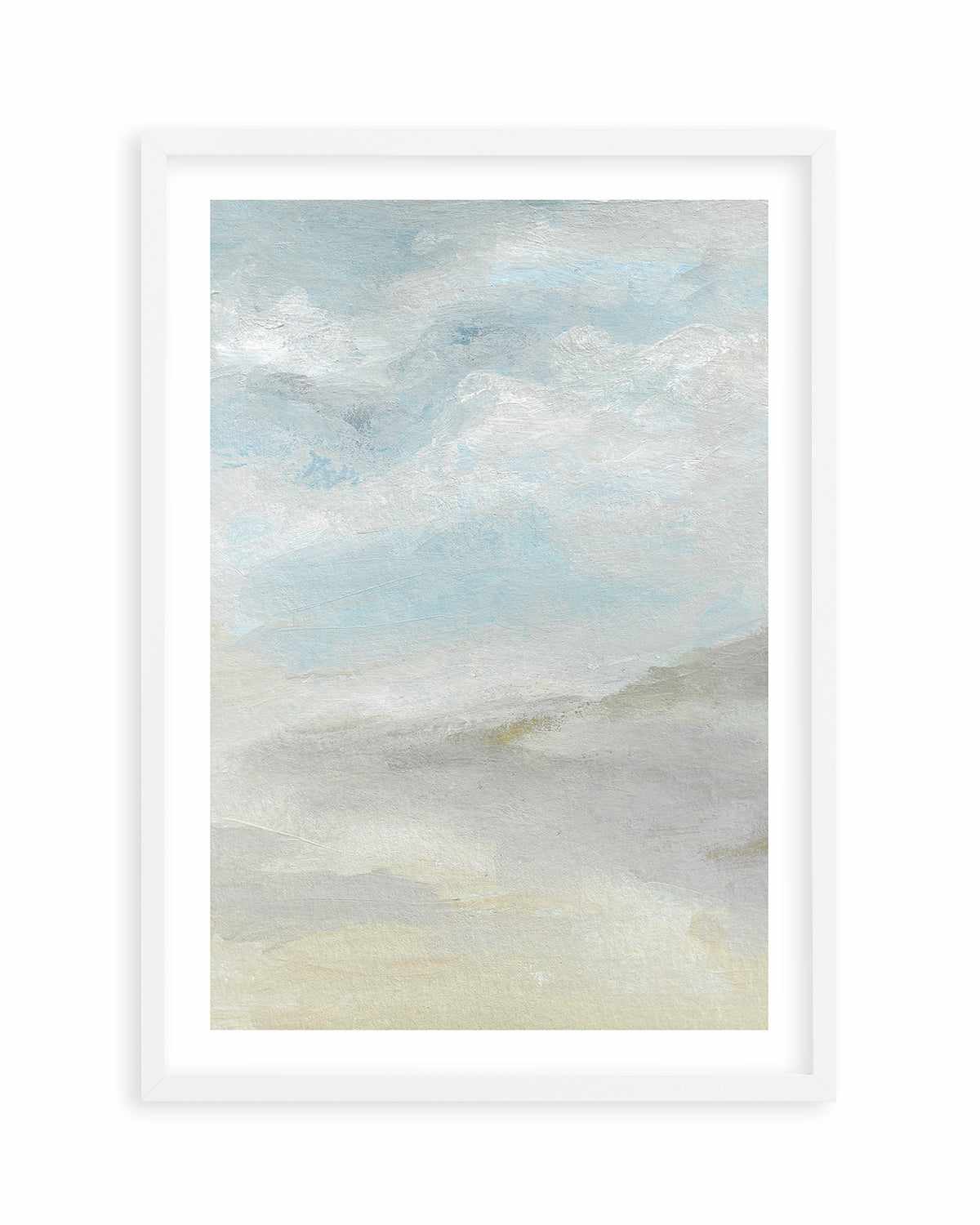 Seascape Abstract by Josephine Wianto Art Print