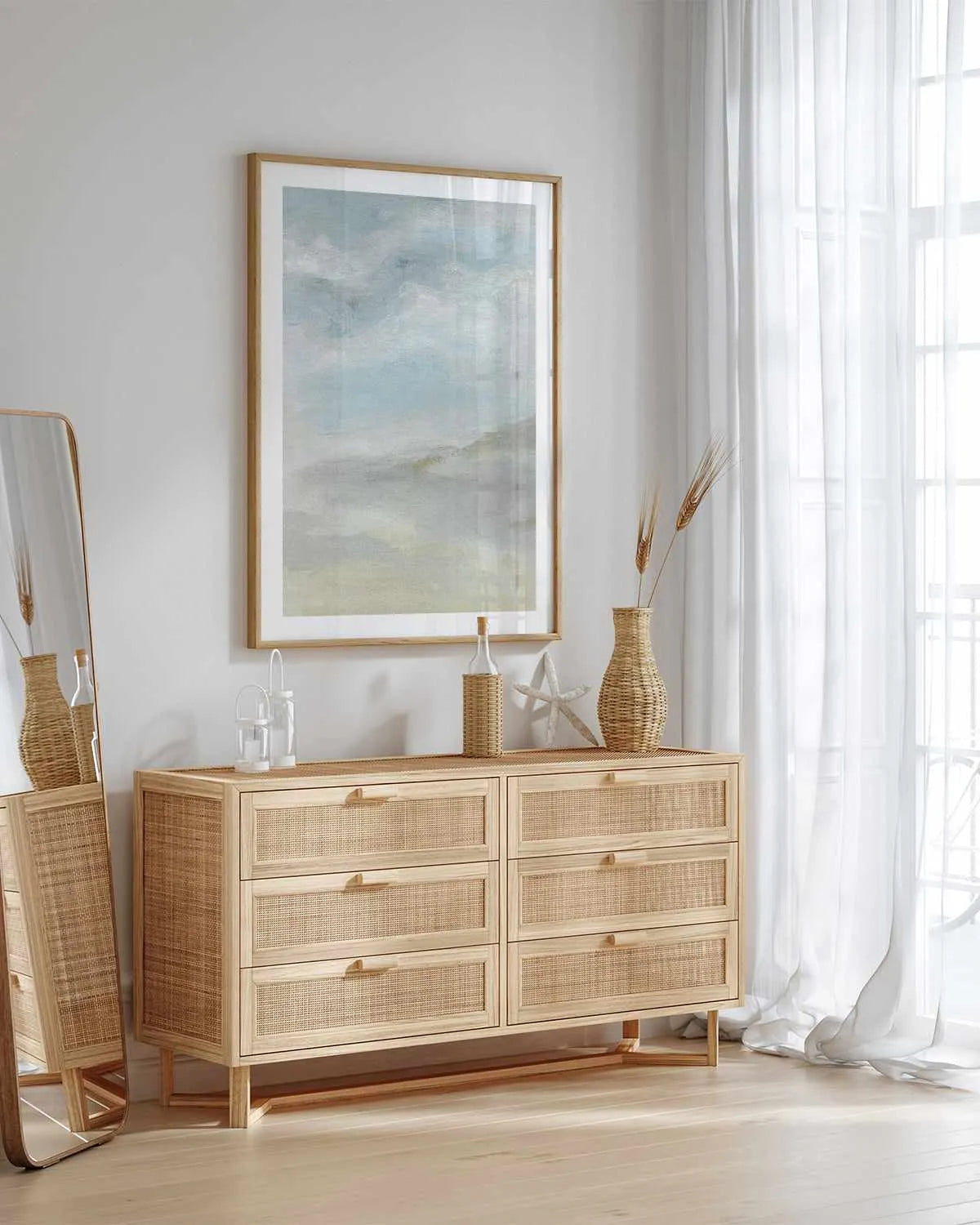 Seascape Abstract by Josephine Wianto Art Print from Olive et Oriel where you can shop wallpaper and artworks online