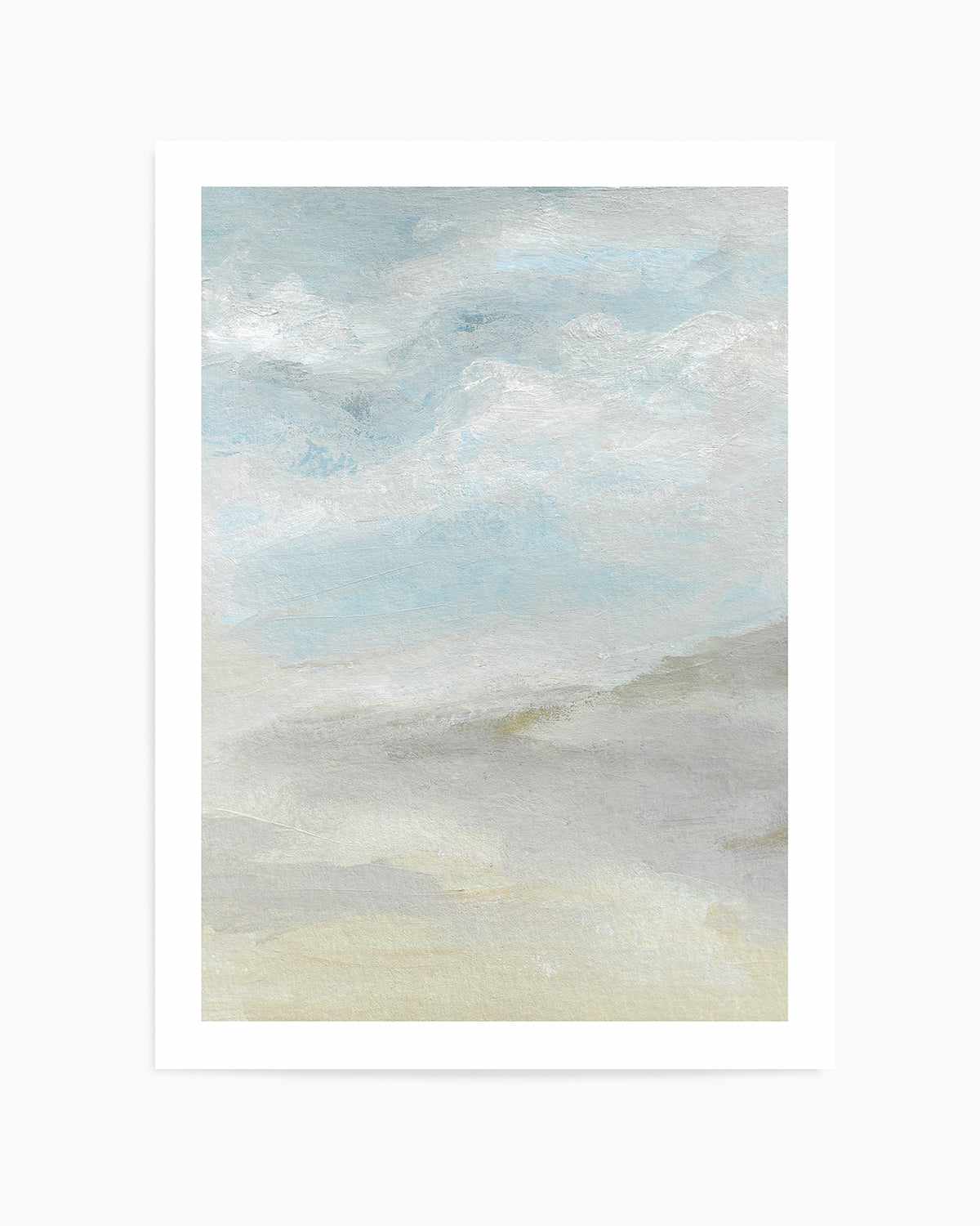 Seascape Abstract by Josephine Wianto Art Print