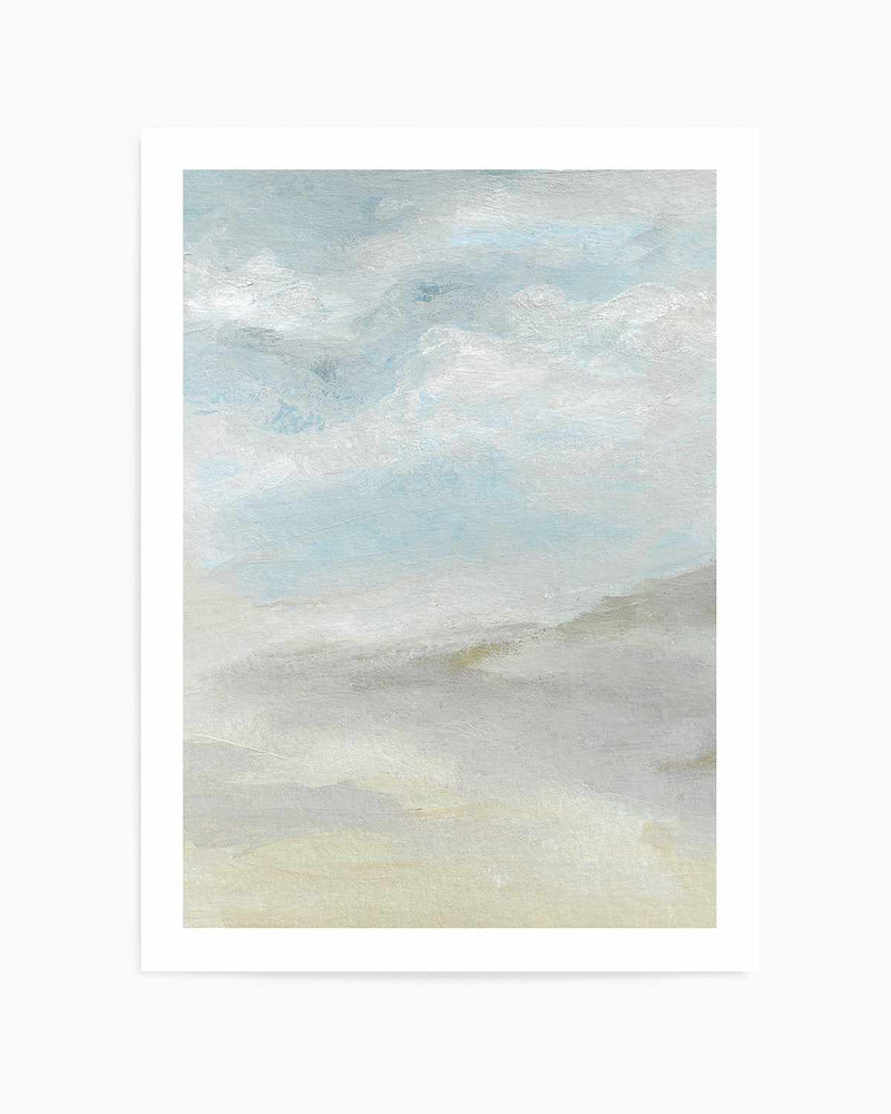Seascape Abstract by Josephine Wianto Art Print