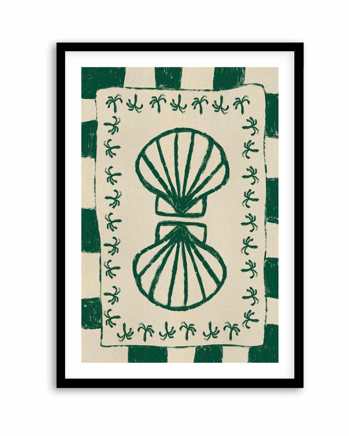 Seashell Symphony by Shatha Al Dafai | Art Print from Olive et Oriel where you can shop wallpaper and artworks online