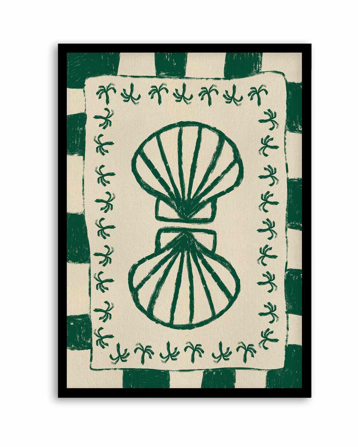 Seashell Symphony by Shatha Al Dafai | Art Print from Olive et Oriel where you can shop wallpaper and artworks online