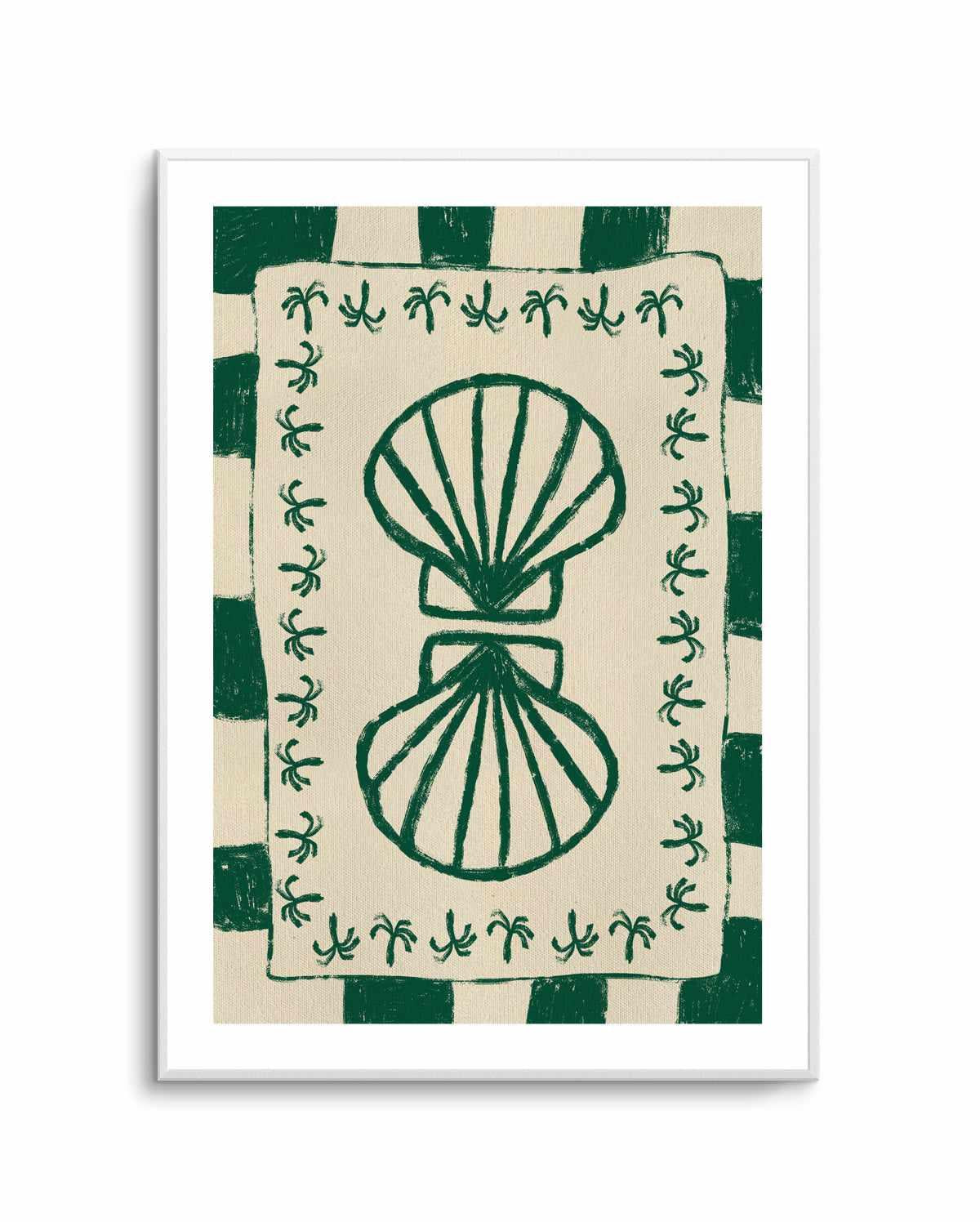 Seashell Symphony by Shatha Al Dafai | Art Print from Olive et Oriel where you can shop wallpaper and artworks online