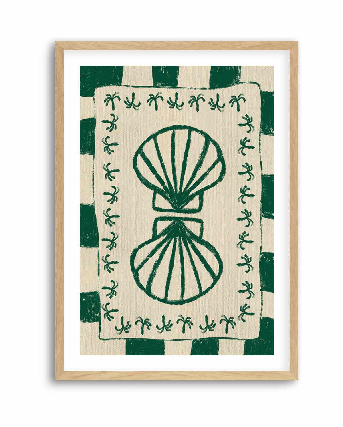 Seashell Symphony by Shatha Al Dafai | Art Print from Olive et Oriel where you can shop wallpaper and artworks online