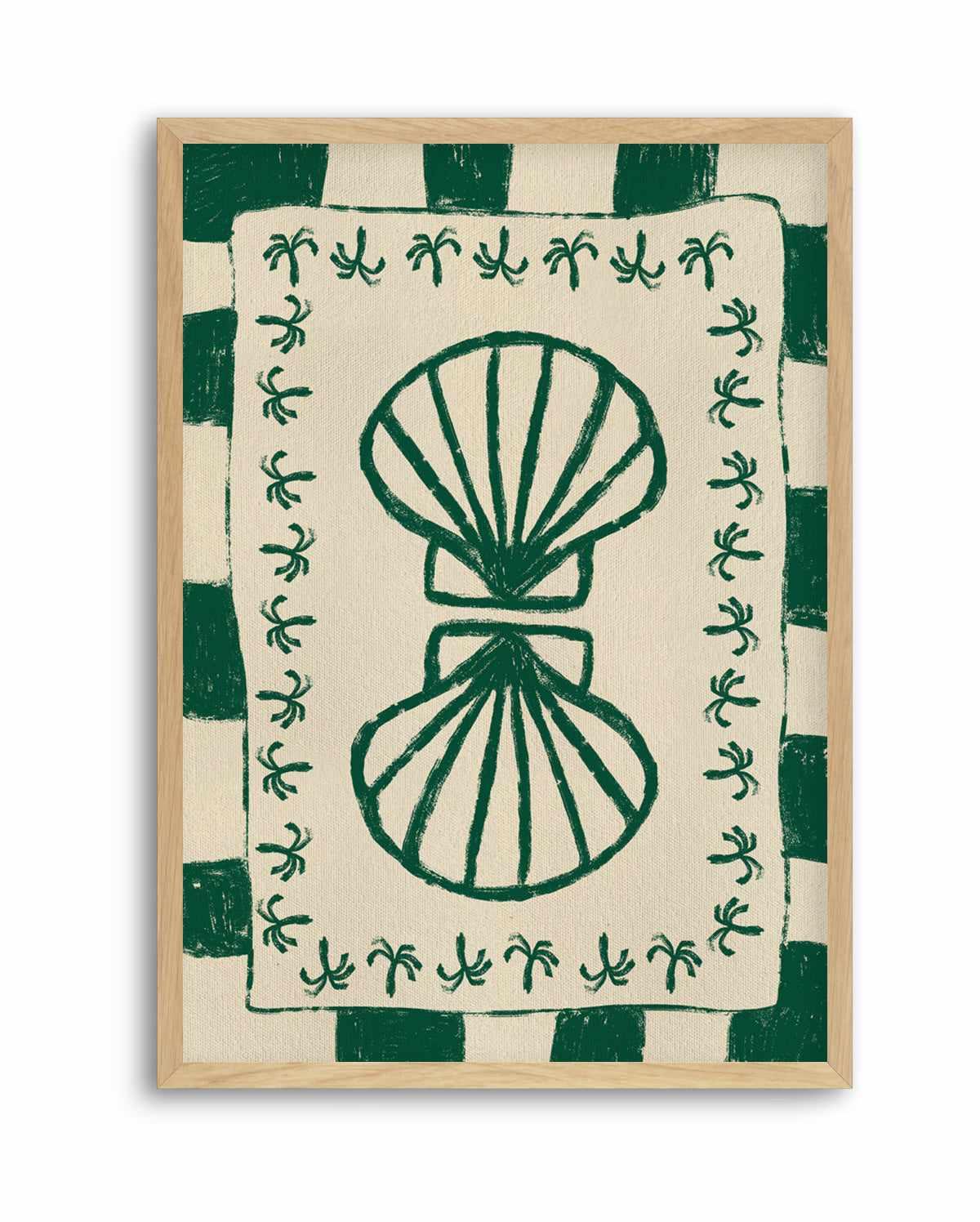 Seashell Symphony by Shatha Al Dafai | Art Print from Olive et Oriel where you can shop wallpaper and artworks online