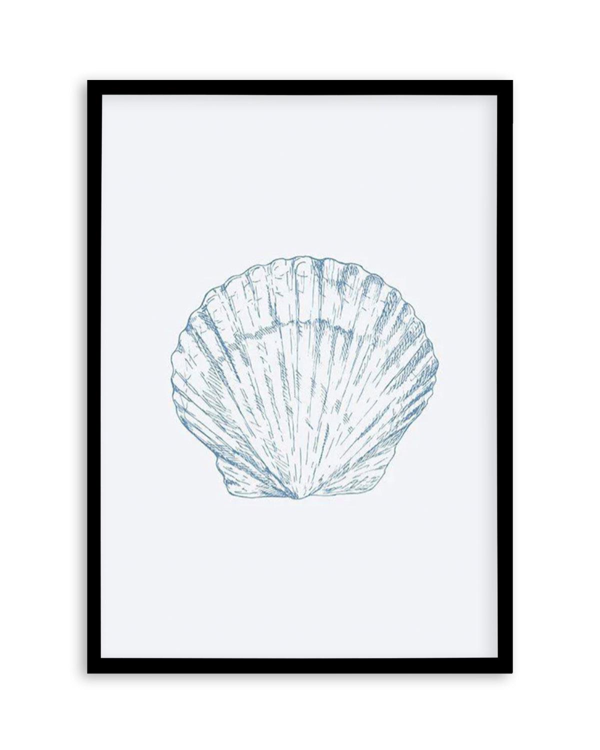 Seashell | Bay Scallop Art Print